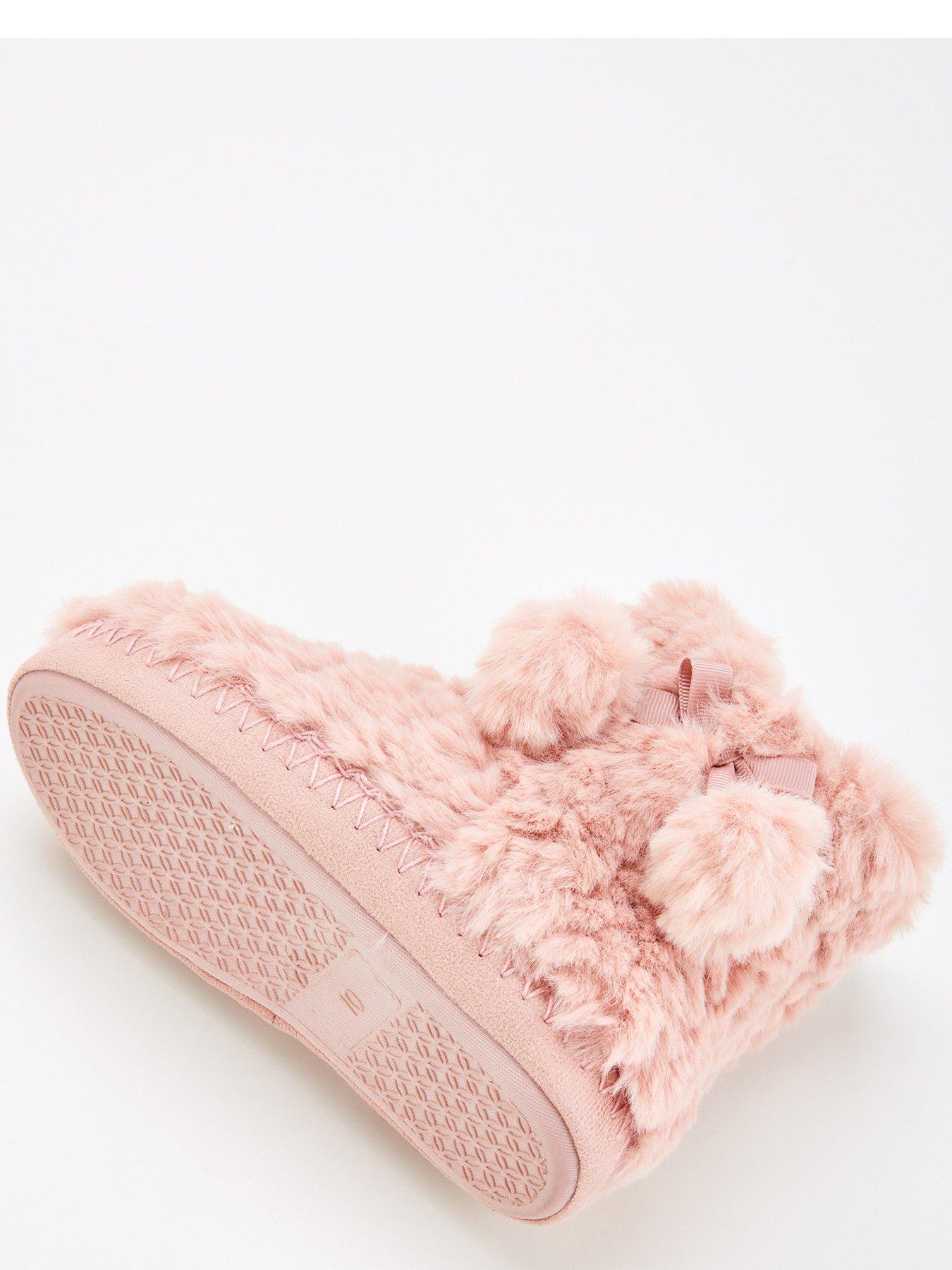 everyday-girls-slipper-boot-pinkdetail