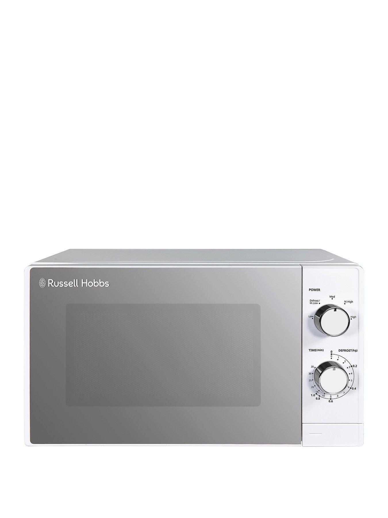 Russell Hobbs Russell Hobbs Rhm2027 Compact Solo Manual Microwave 20L White