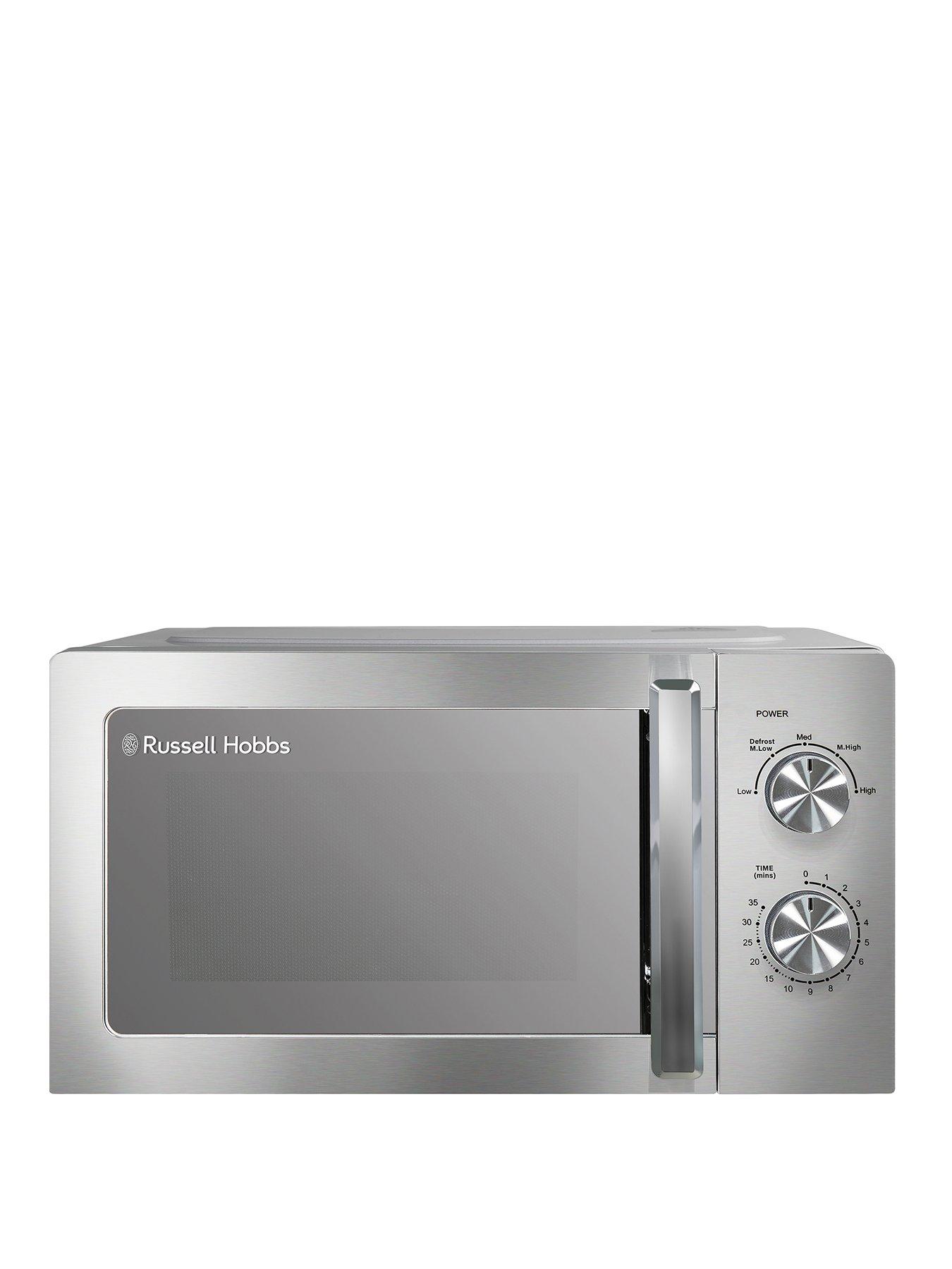 Russell Hobbs Russell Hobbs RHMM827SS Compact 20L Manual Microwave in Stainless Steel