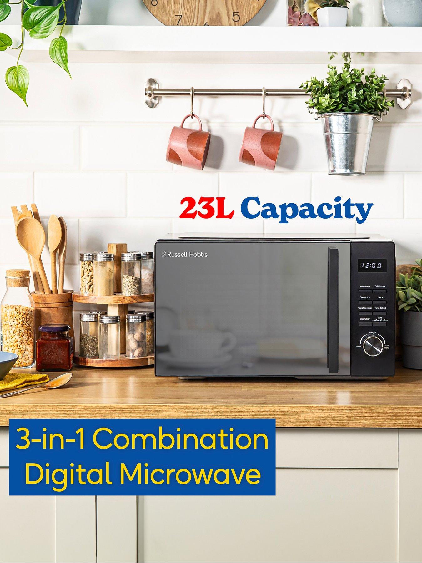 Image 4 of 7 of Russell Hobbs Russell Hobbs RHM2366B 23L Digital Combination Microwave in Black
