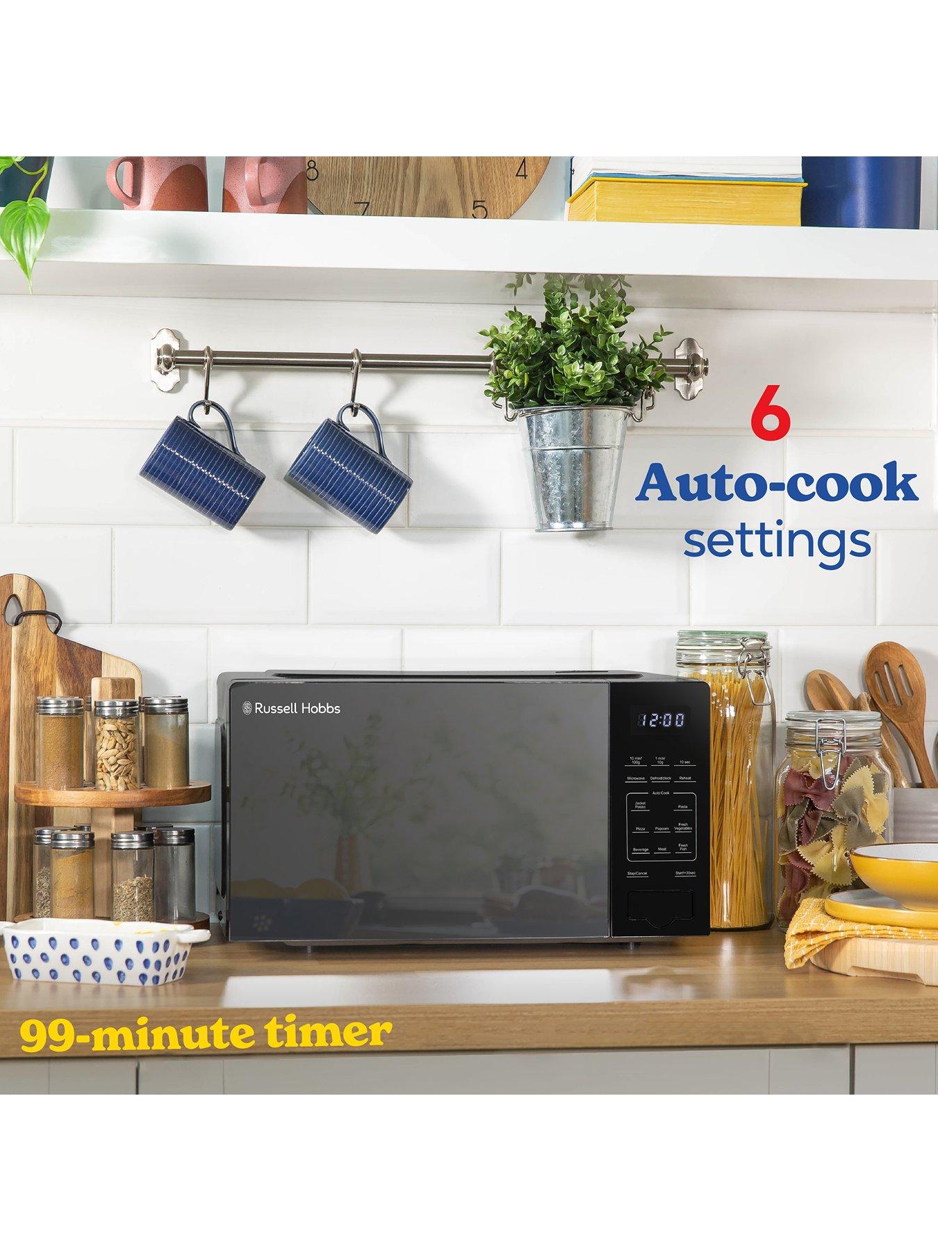 Image 7 of 7 of Russell Hobbs Russell Hobbs RHMT2005B Compact Digital Microwave with Touch Control 20L Black