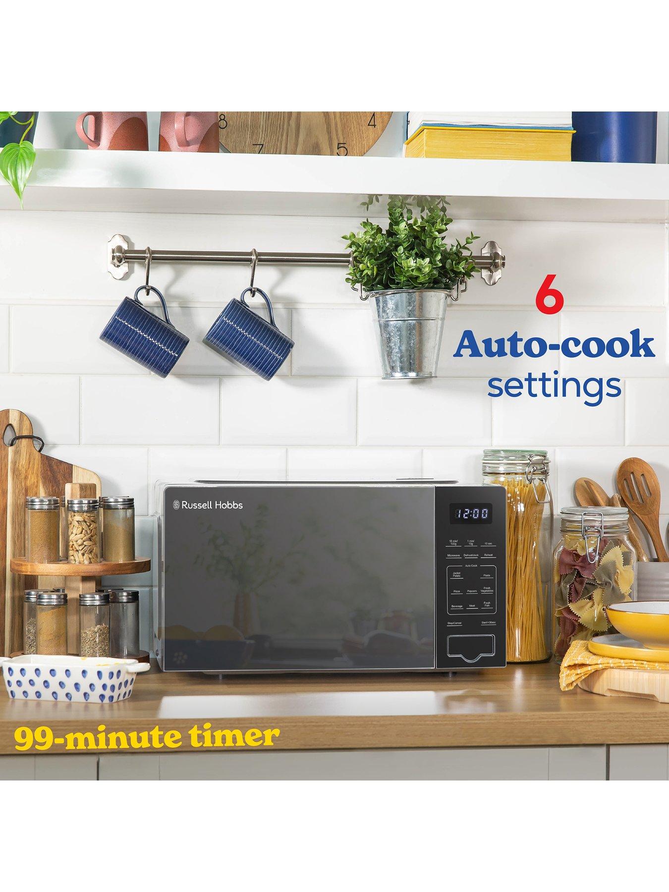 Image 7 of 7 of Russell Hobbs Russell Hobbs RHMT2005S Compact Digital Microwave with Touch Control 20L Silver