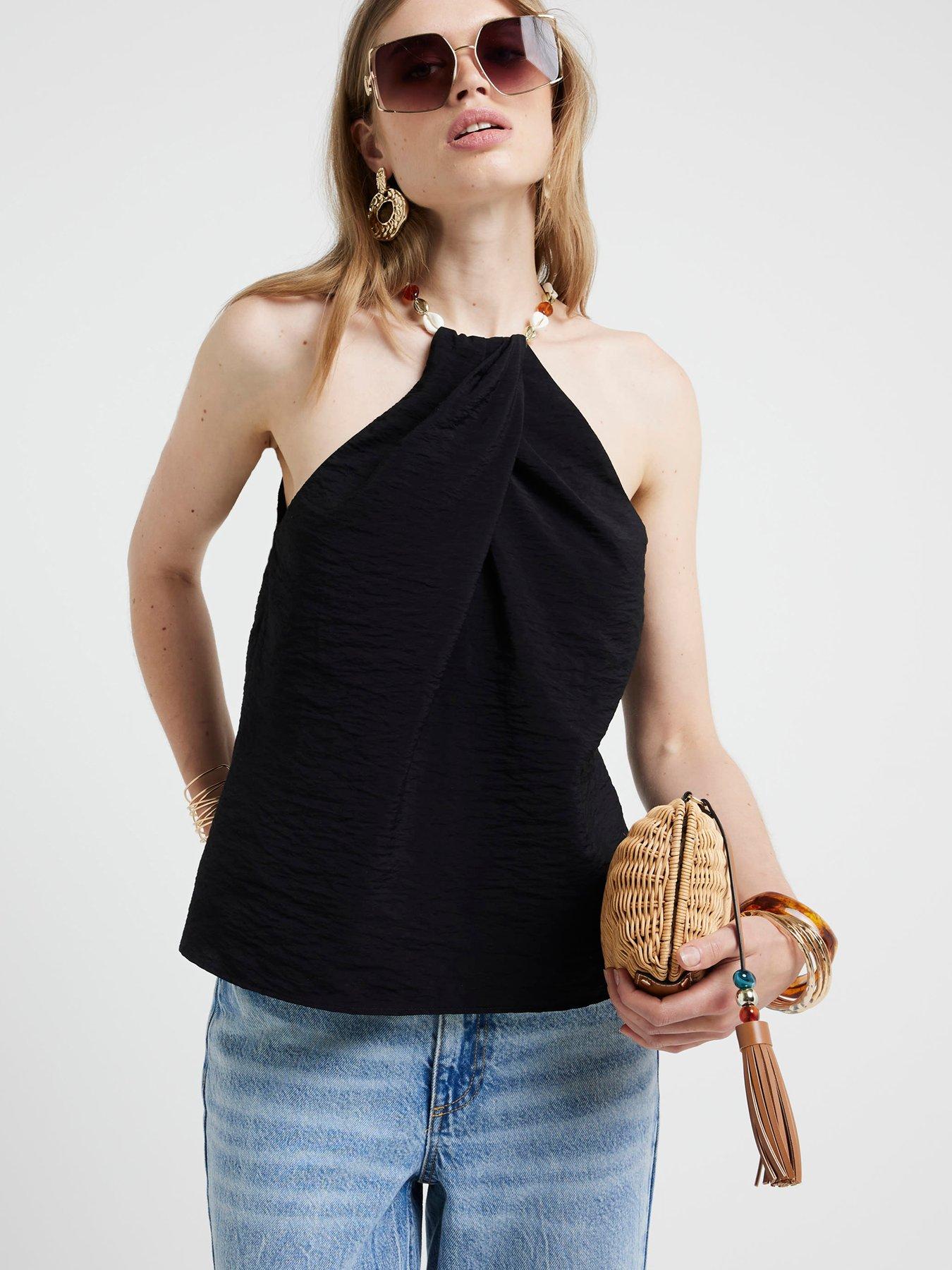 river-island-halterneck-neck-trim-blouse-black