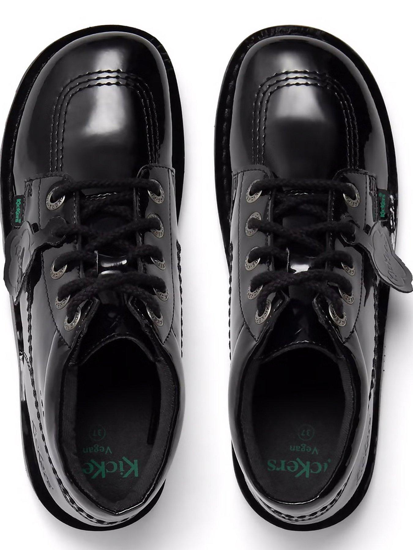 Image 4 of 6 of Kickers Kick Hi Vegan Patent - Black