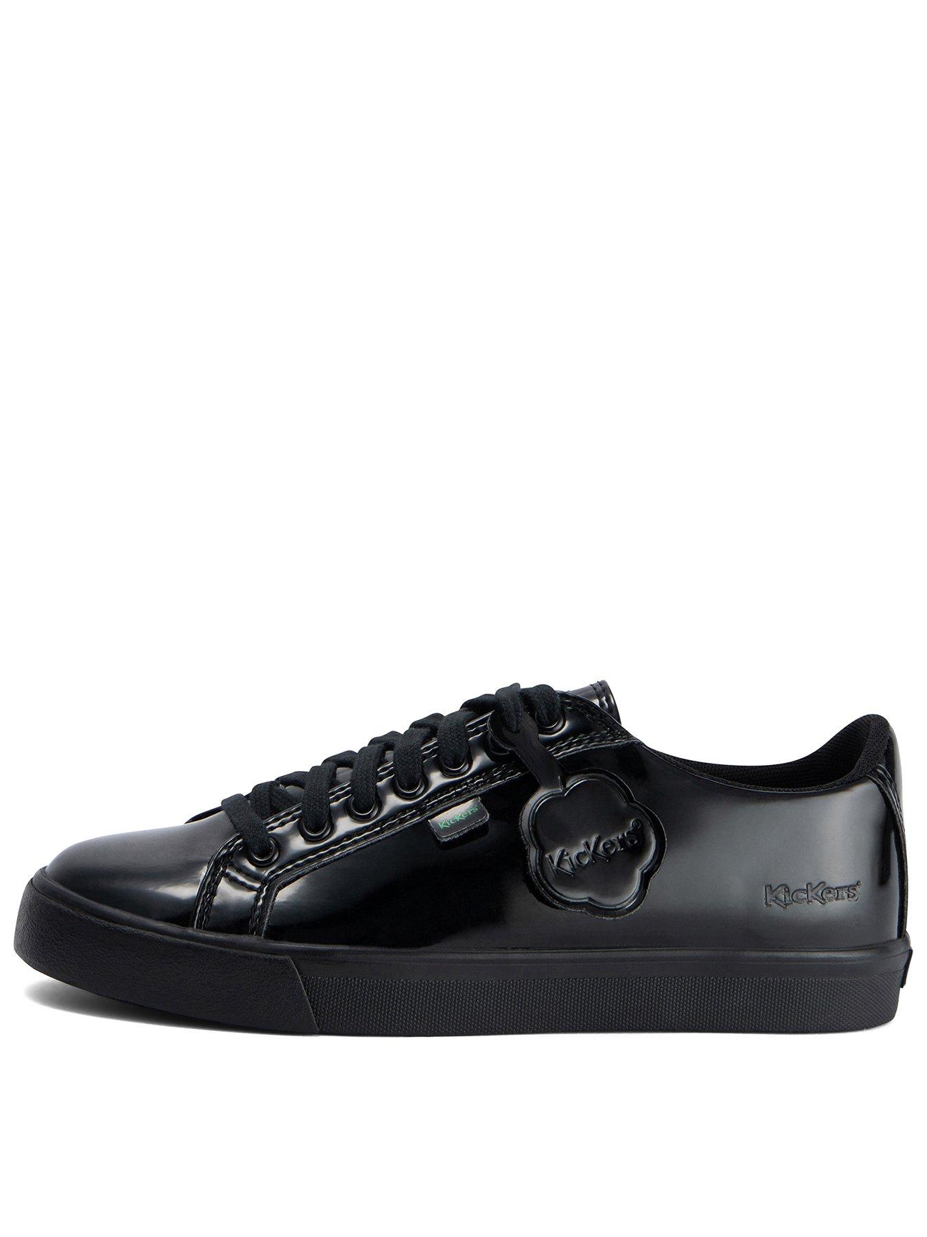 Kickers Tovni Lacer Vegan Patent - Black