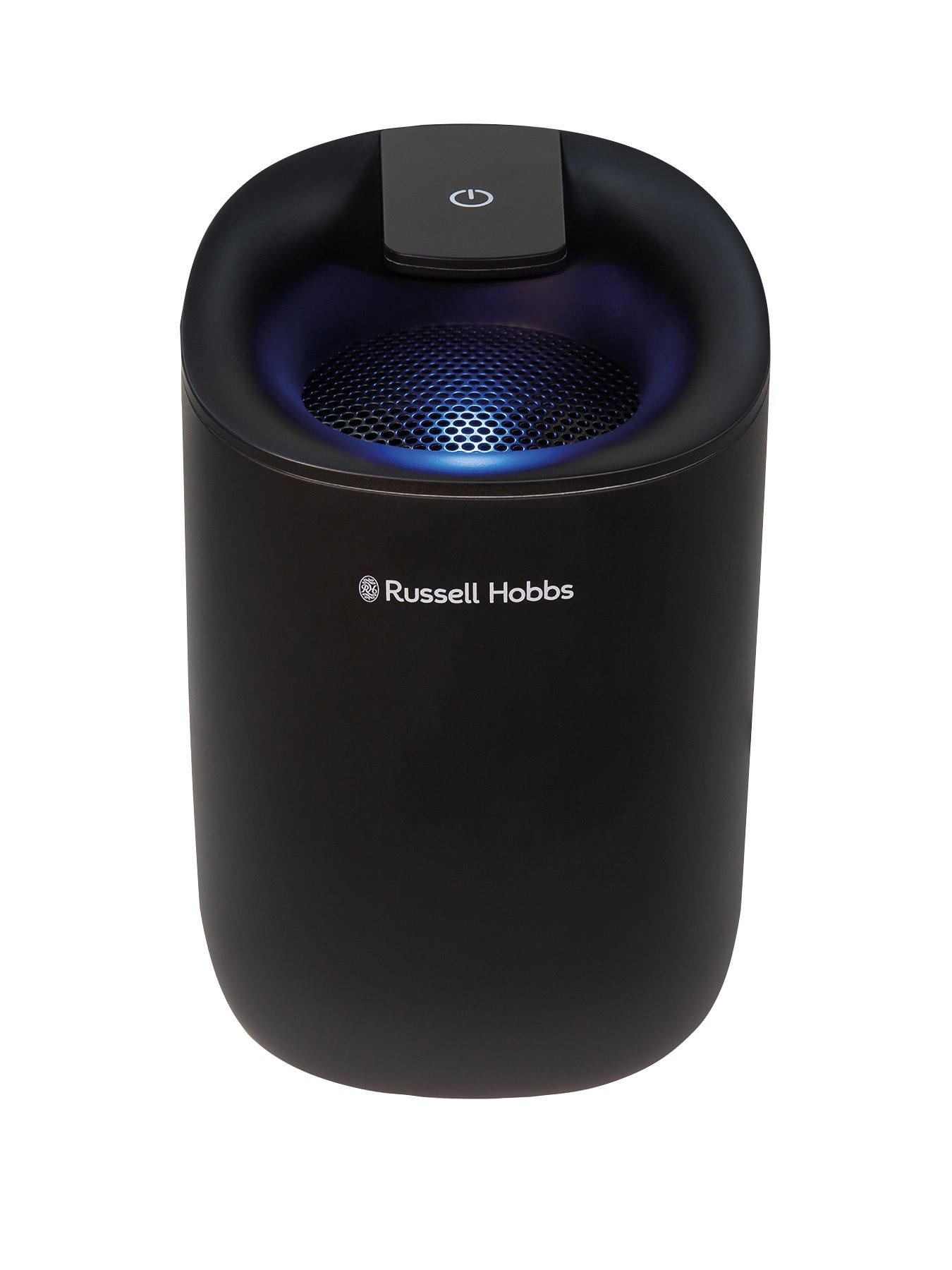 undefined Russell Hobbs RHDH1061B Fresh Air Mini, Compact Dehumidifier, 300ml/day, Black