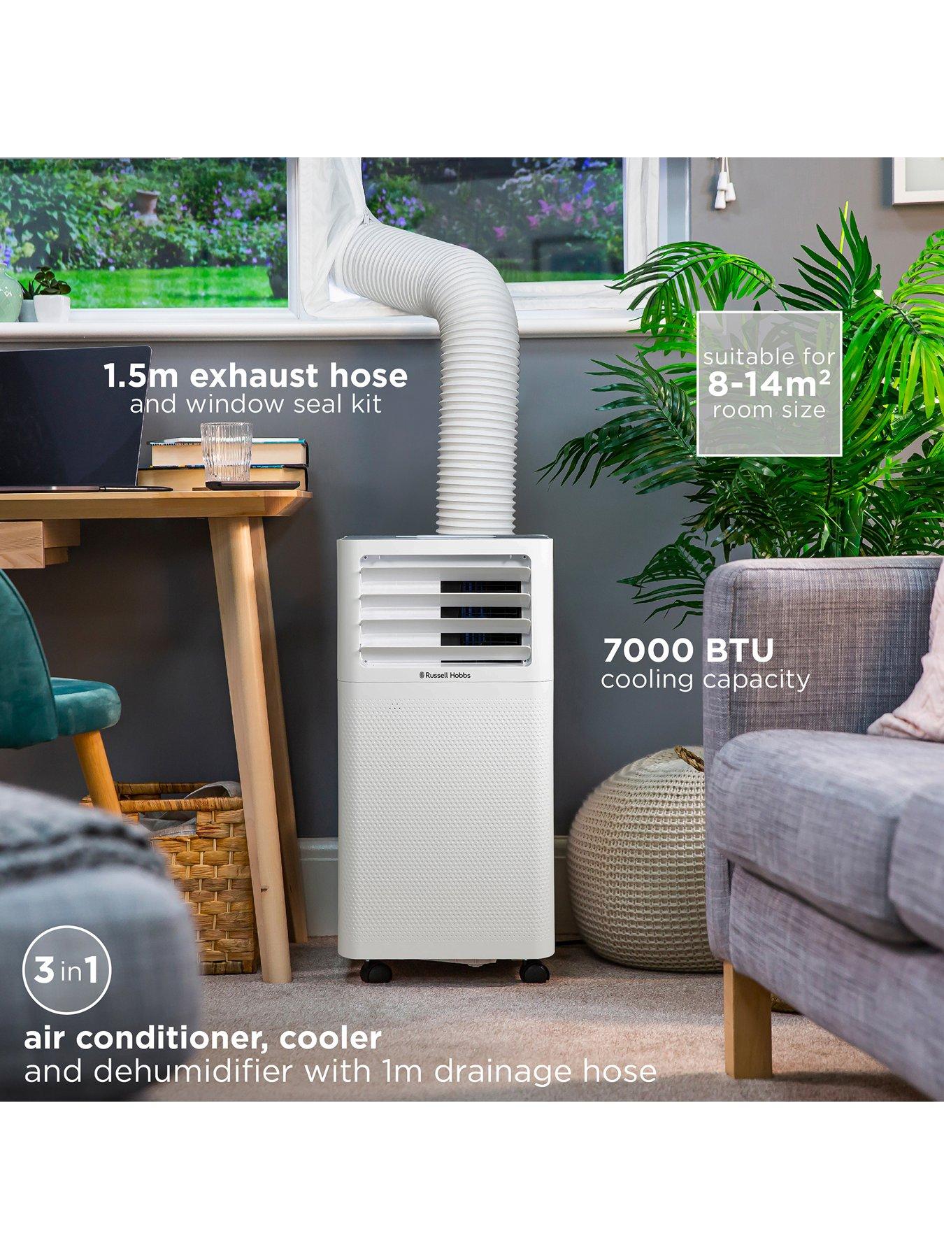 Image 3 of 6 of Russell Hobbs Russell Hobbs RHPAC3001 Portable Air Conditioner, Dehumidifier &amp; Air Cooler in White
