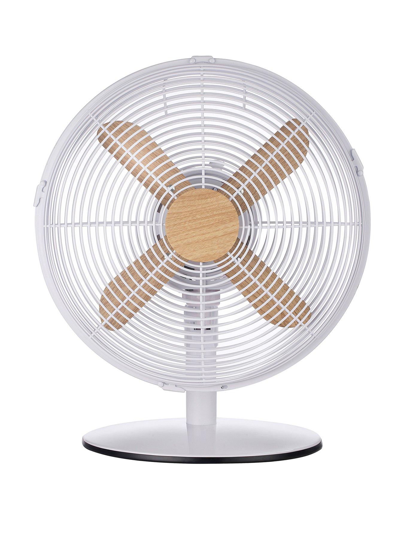 Image 1 of 6 of Russell Hobbs Russell Hobbs RHMDF1201WDW 12" White Scandi Style Desk Fan