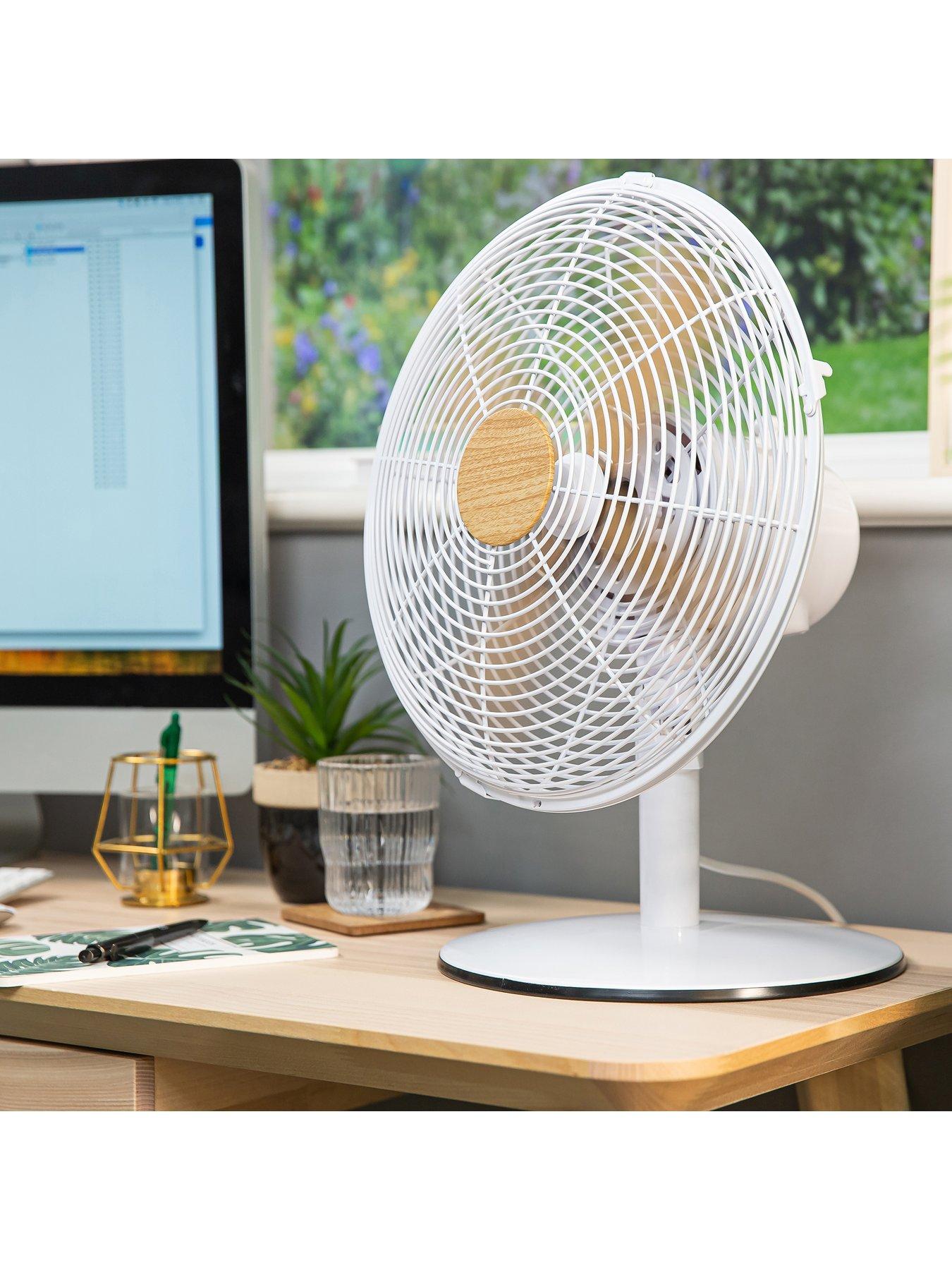 Image 5 of 6 of Russell Hobbs Russell Hobbs RHMDF1201WDW 12" White Scandi Style Desk Fan