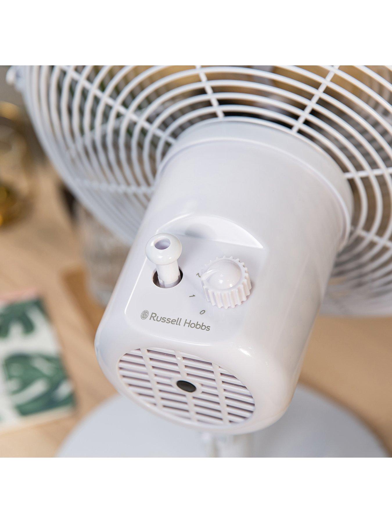 Image 6 of 6 of Russell Hobbs Russell Hobbs RHMDF1201WDW 12" White Scandi Style Desk Fan
