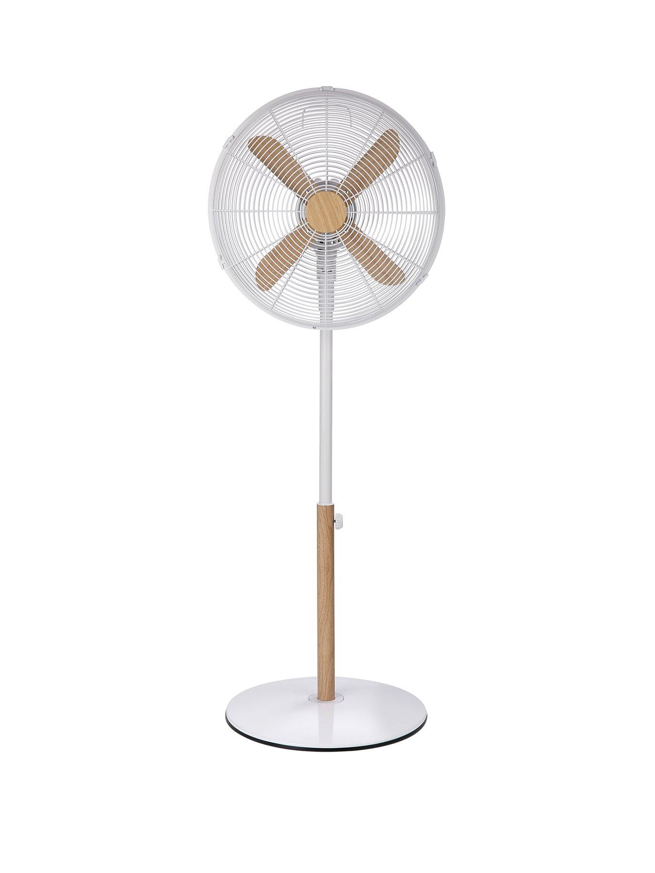 undefined Russell Hobbs RHMPF1601WDW 16" White Scandi Style Pedestal Fan