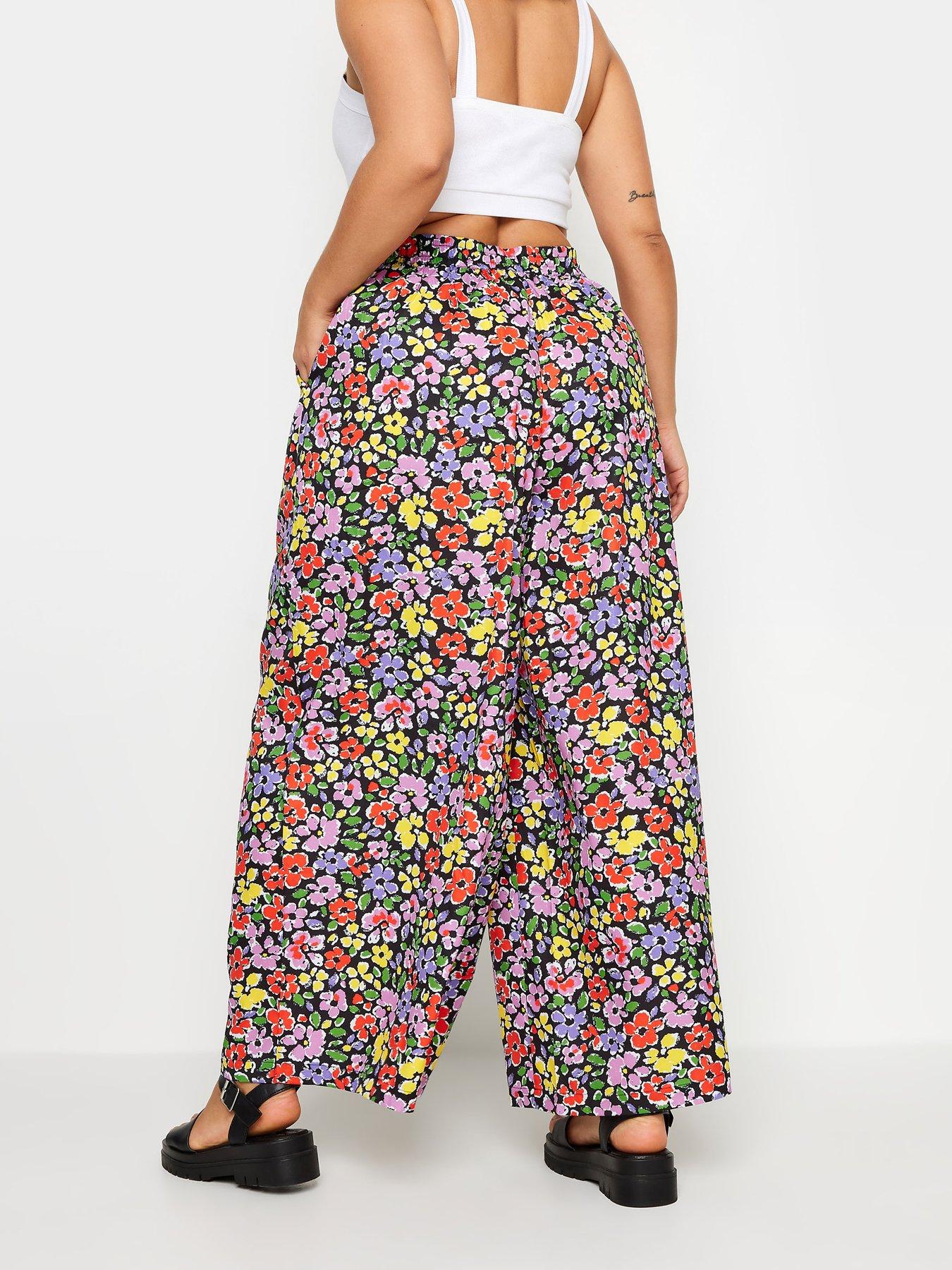 yours-curve-wide-leg-trousers-retro-floralstillFront