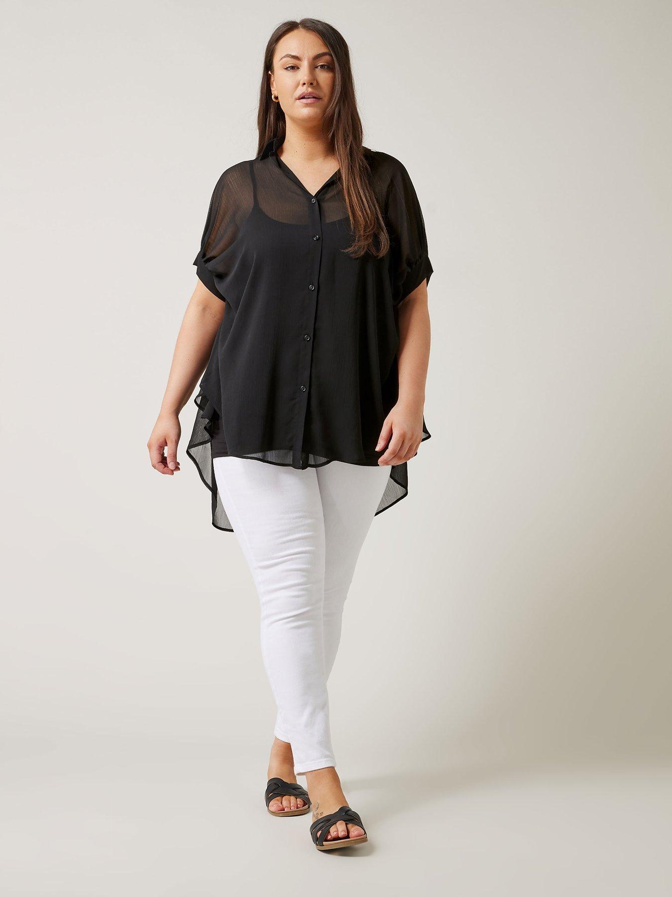 evans-batwing-gathering-side-blouse-blackback