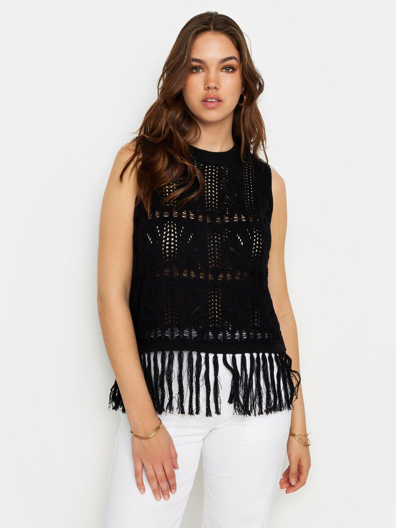 long-tall-sally-tall-black-crochet-tassel-vest