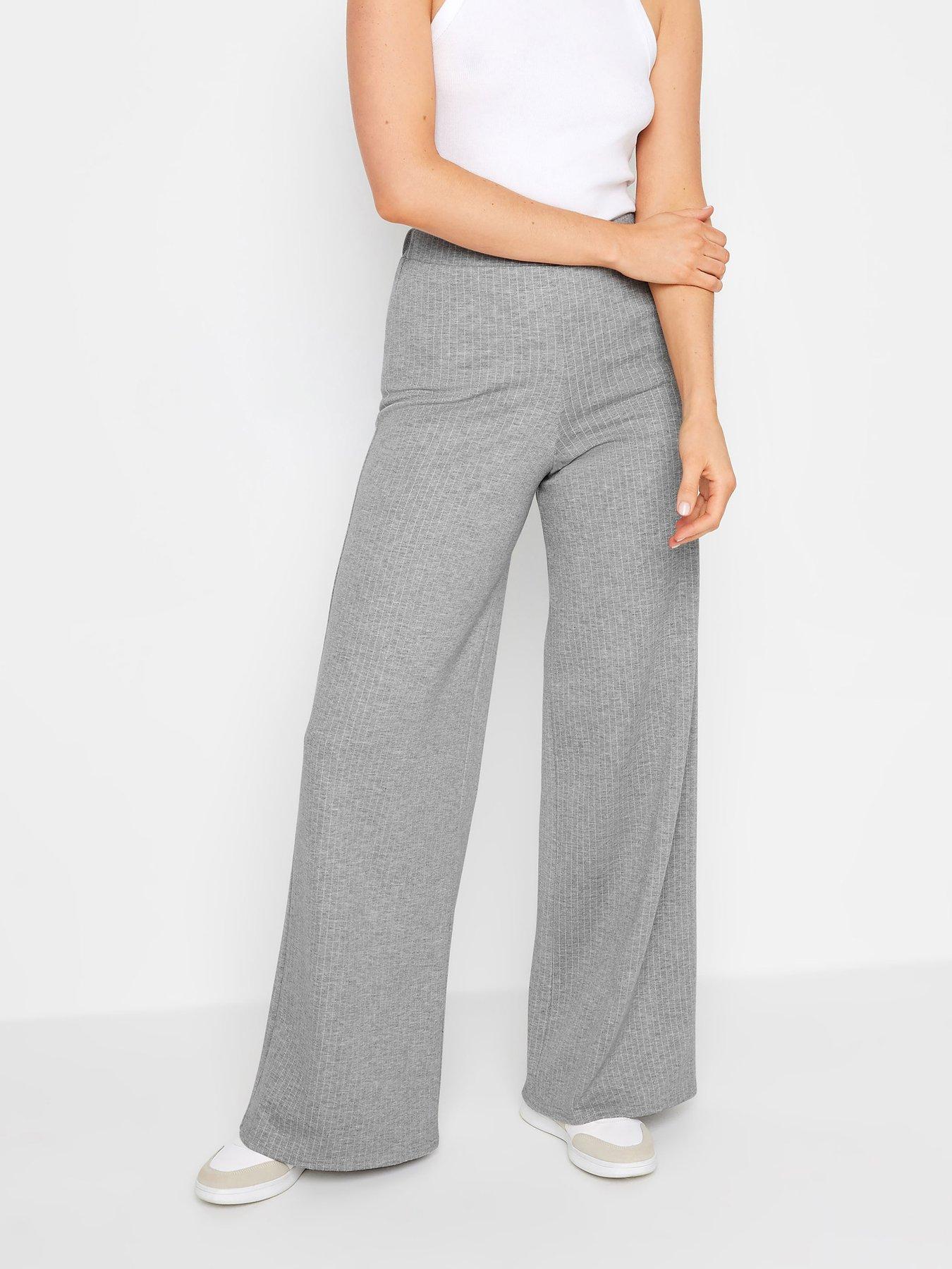 long-tall-sally-tall-soft-grey-pinstripe-wide-leg-trouserfront