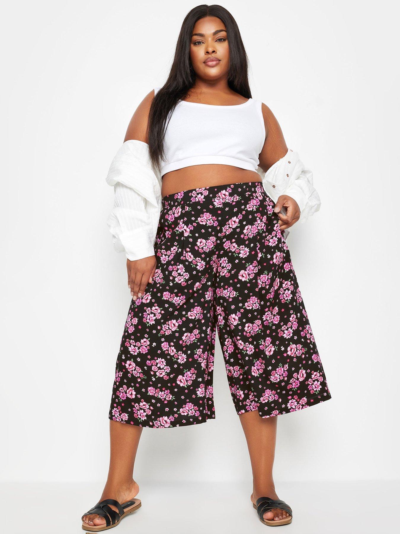 yours-curve-flat-front-culottes-blackback