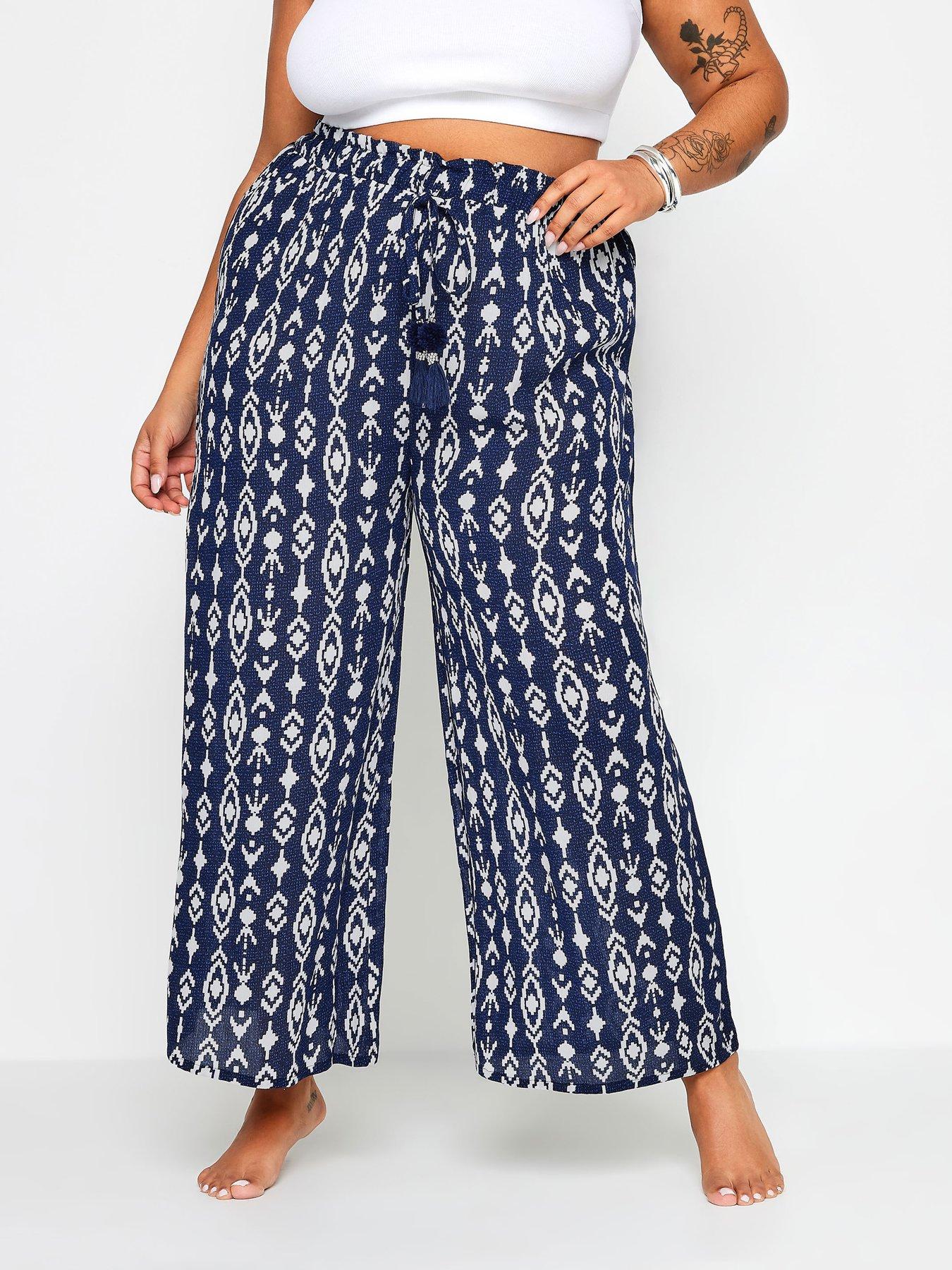 Image of Yours Curve Tassel Shorts - Blue