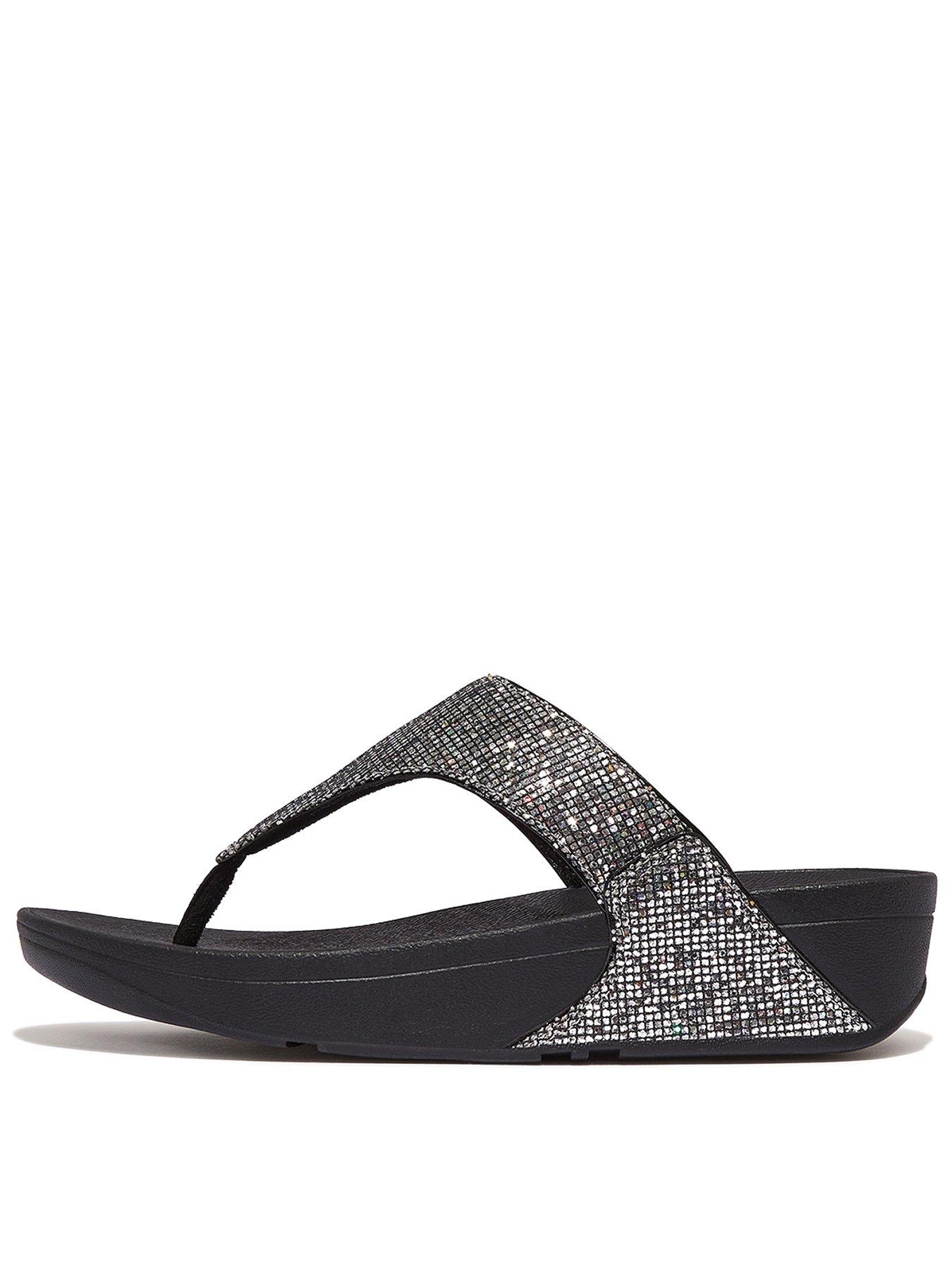 fitflop-lulu-glitterball-toe-post-sandals-silver