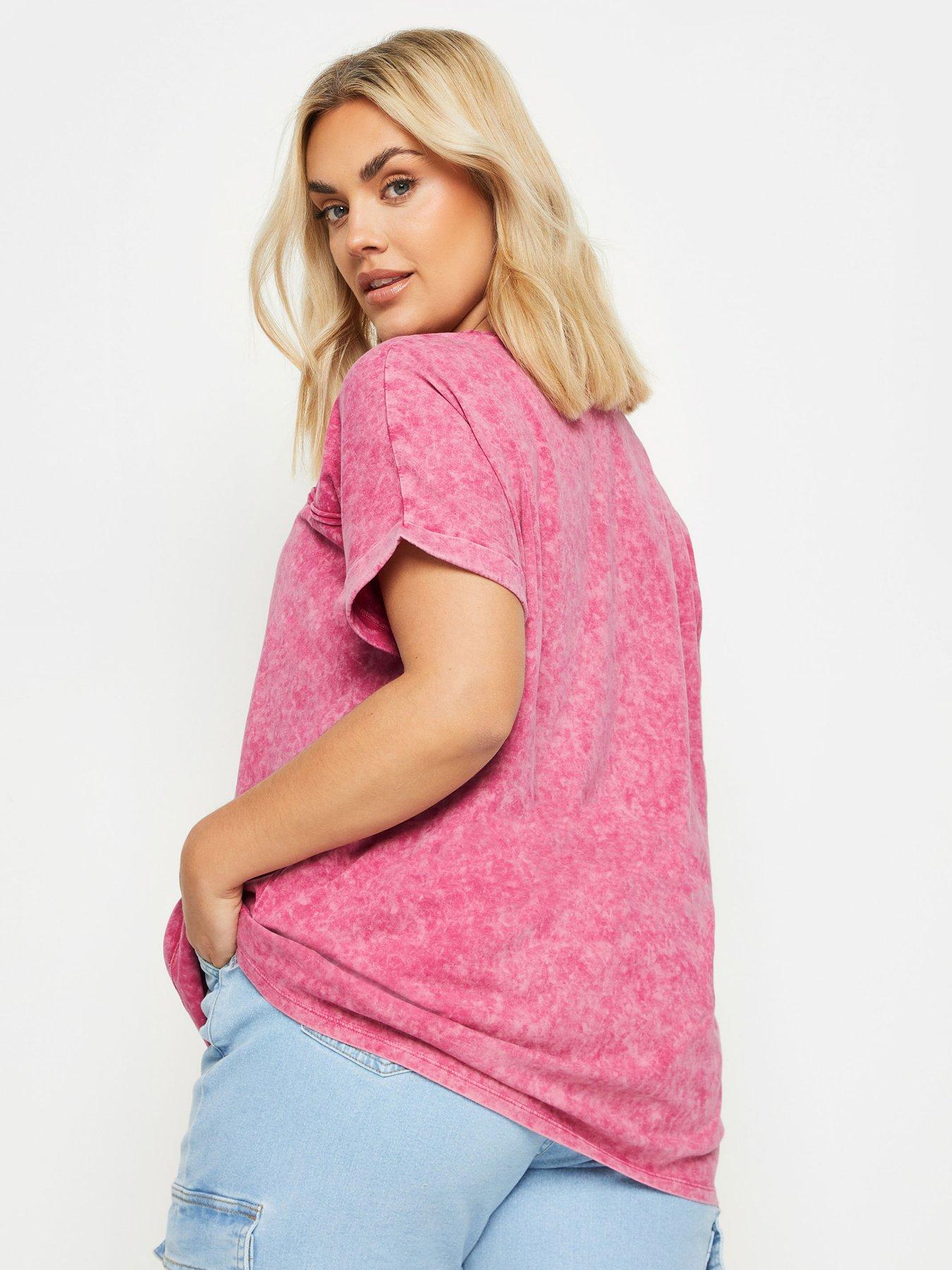 yours-curve-cut-out-t-shirt-acid-pinkstillFront