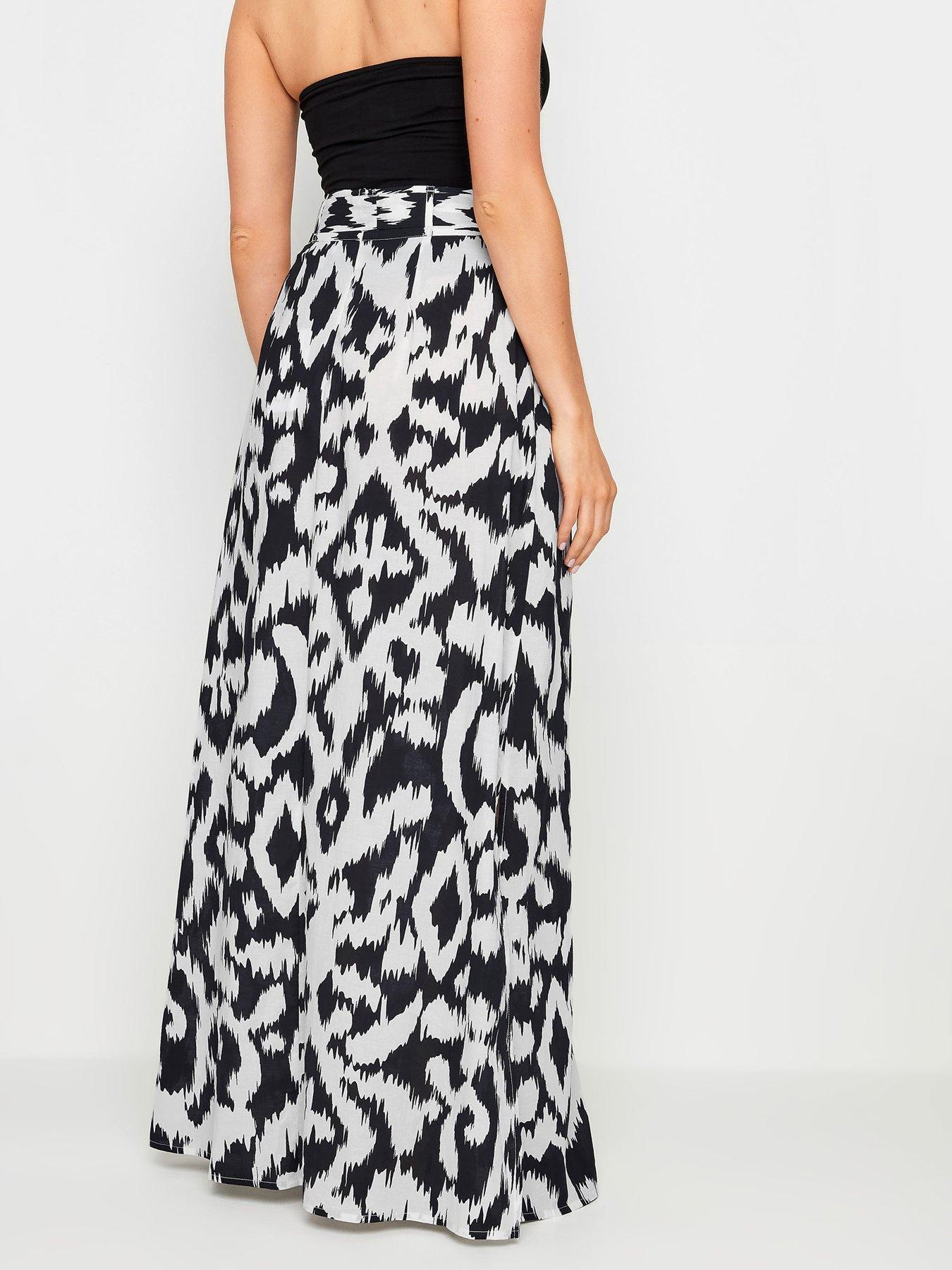 long-tall-sally-mono-abstract-maxi-skirt-blackstillFront