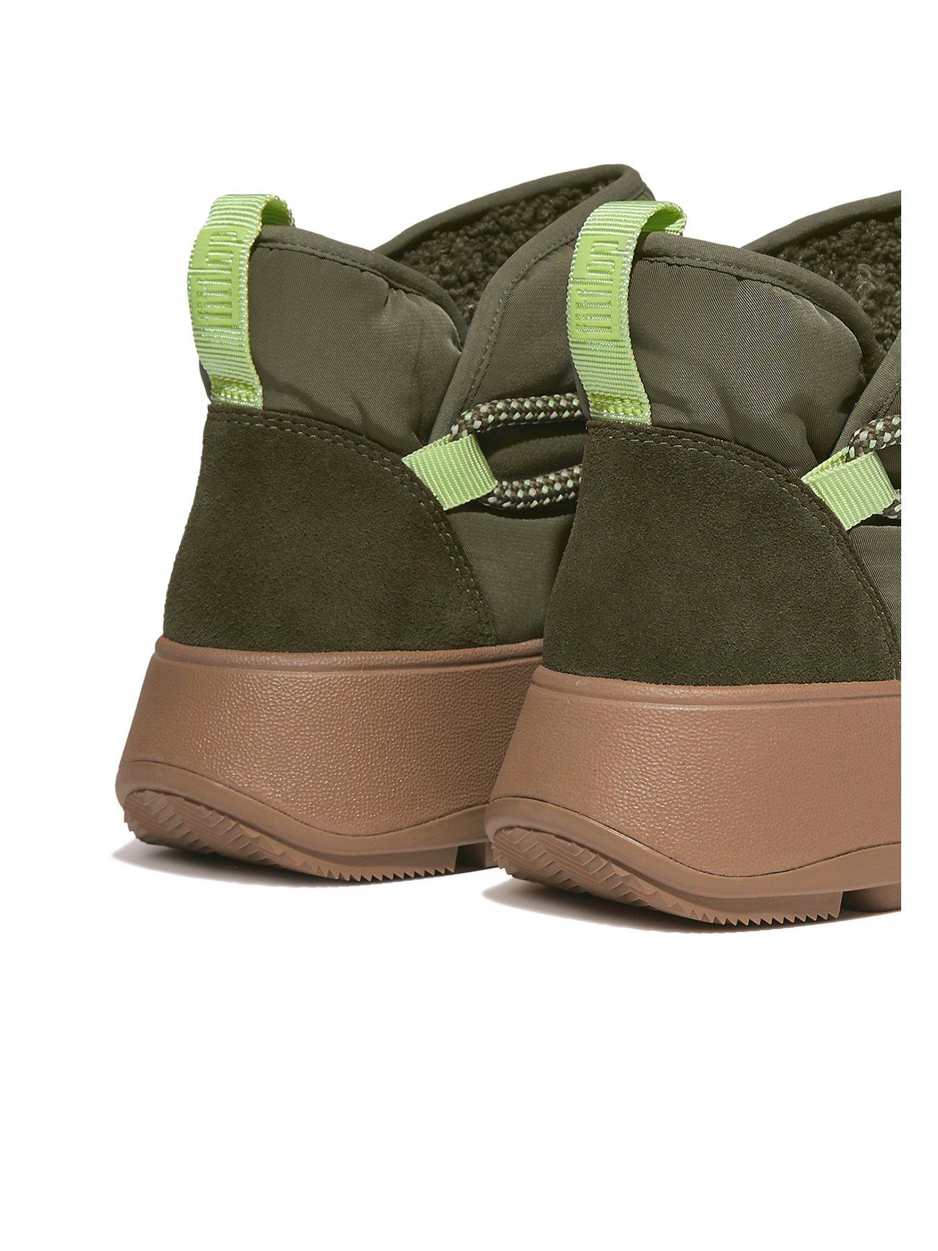 fitflop-f-mode-water-resistant-biofleece-mesh-flatform-booties-deep-oliveback