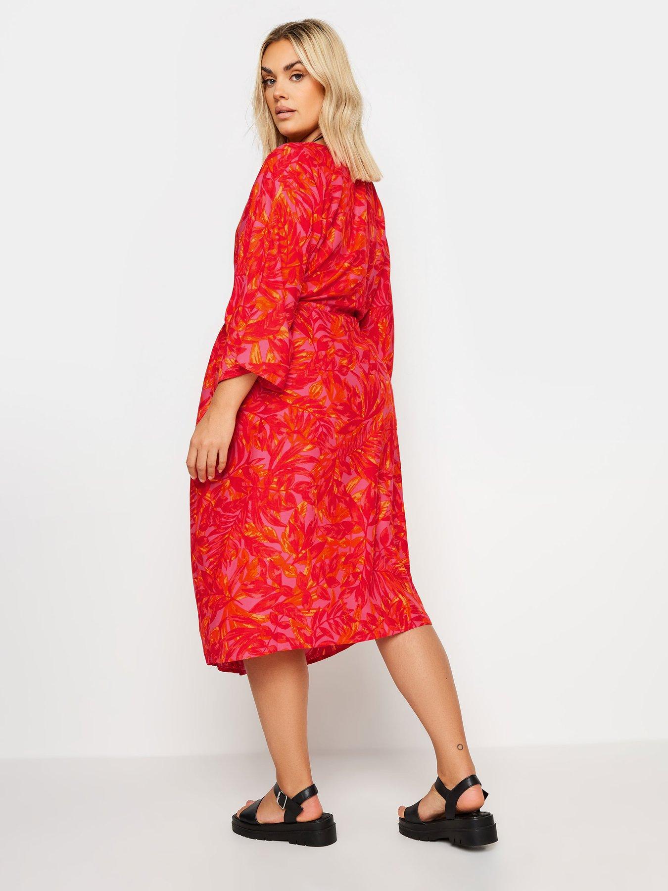 yours-curve-grown-on-sleeve-maxi-coverup-pinkback