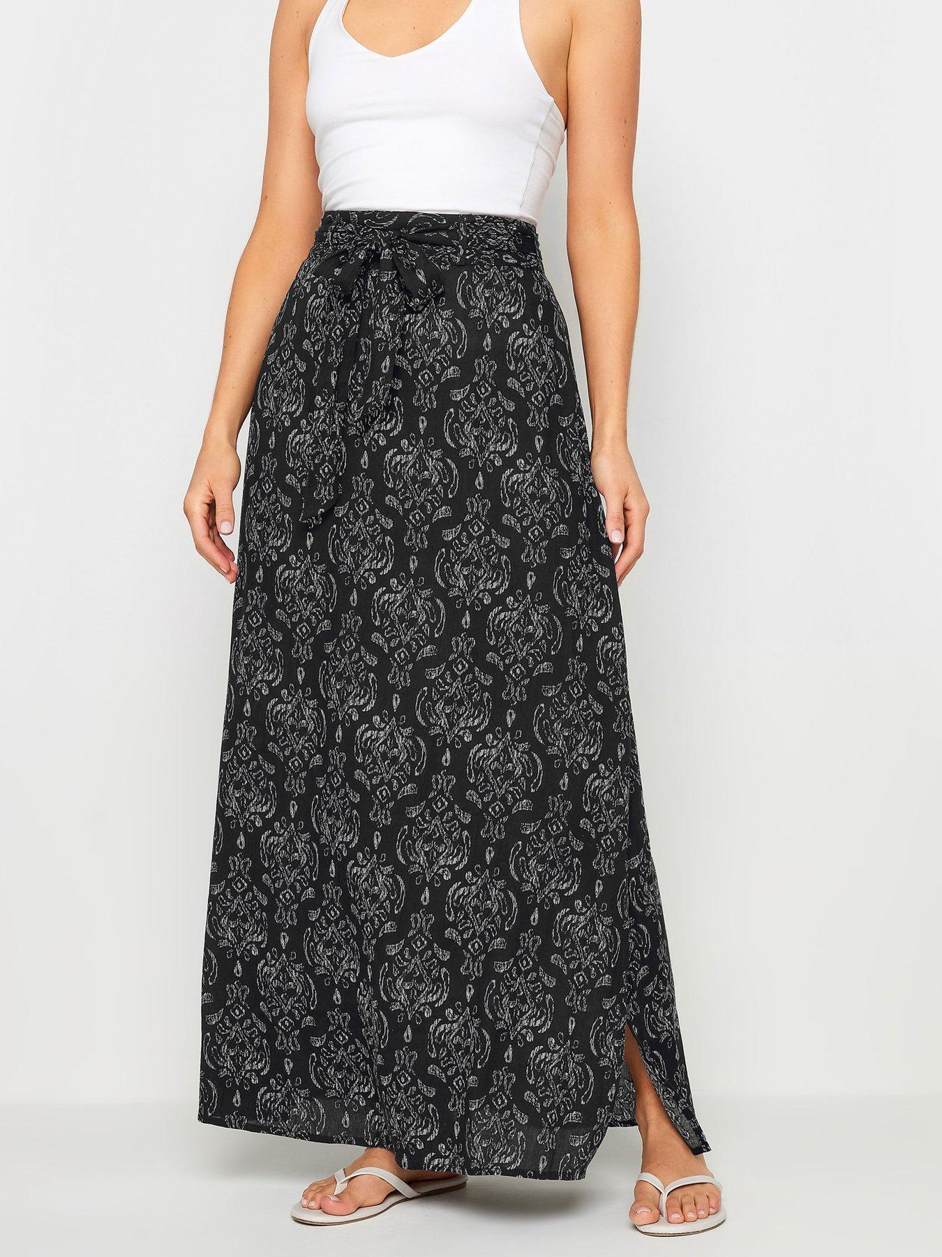 Long Tall Sally Tall Mono Aztec Maxi Skirt Very Ireland
