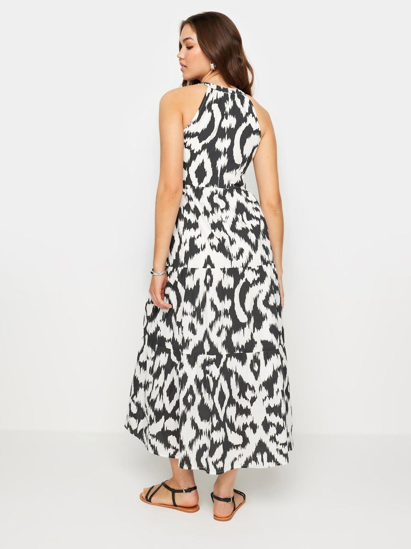 long-tall-sally-tall-mono-abstract-halter-neck-midaxi-dressstillFront