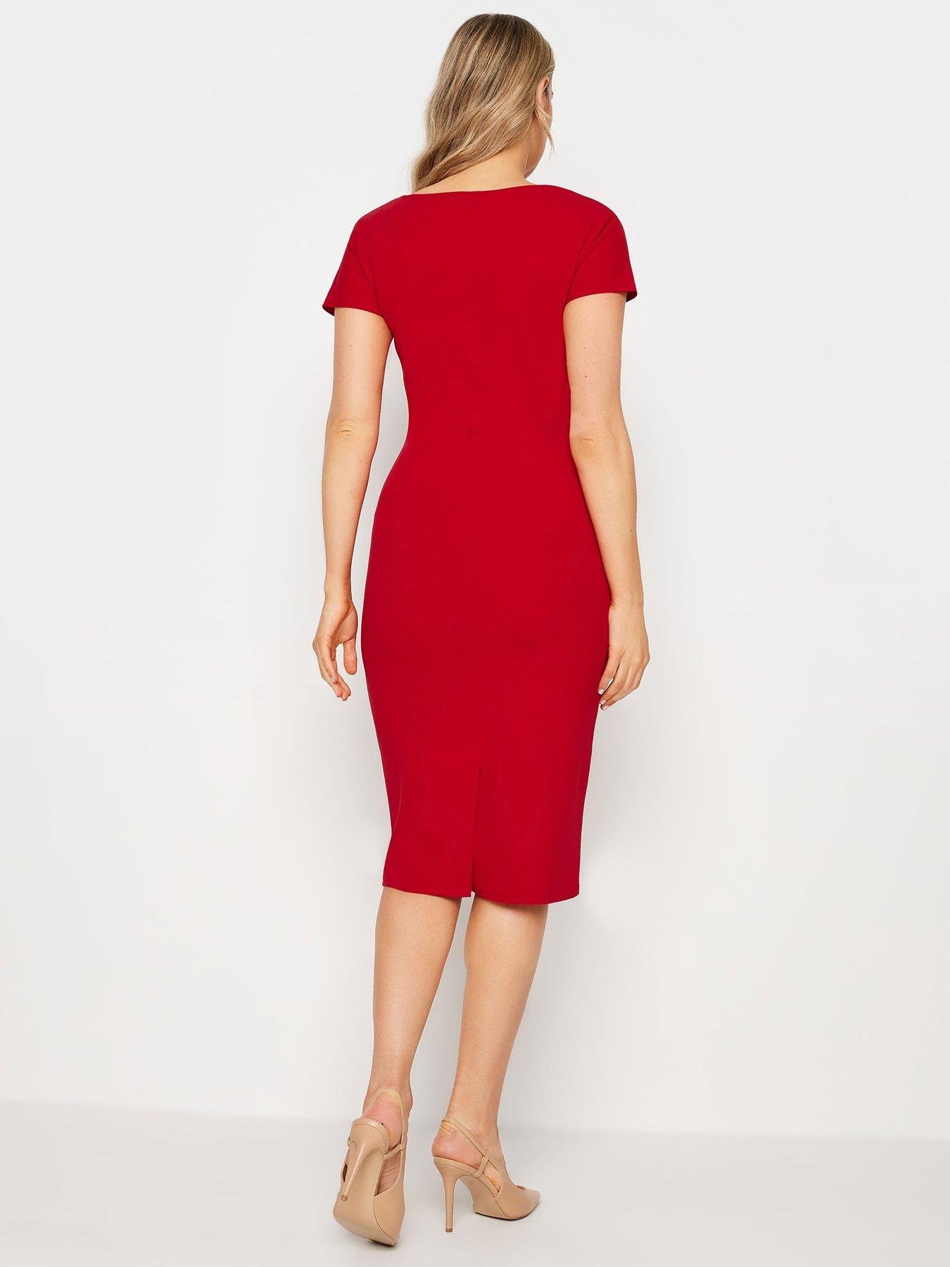 long-tall-sally-tall-red-flutter-sleeve-scoop-neck-dressstillFront