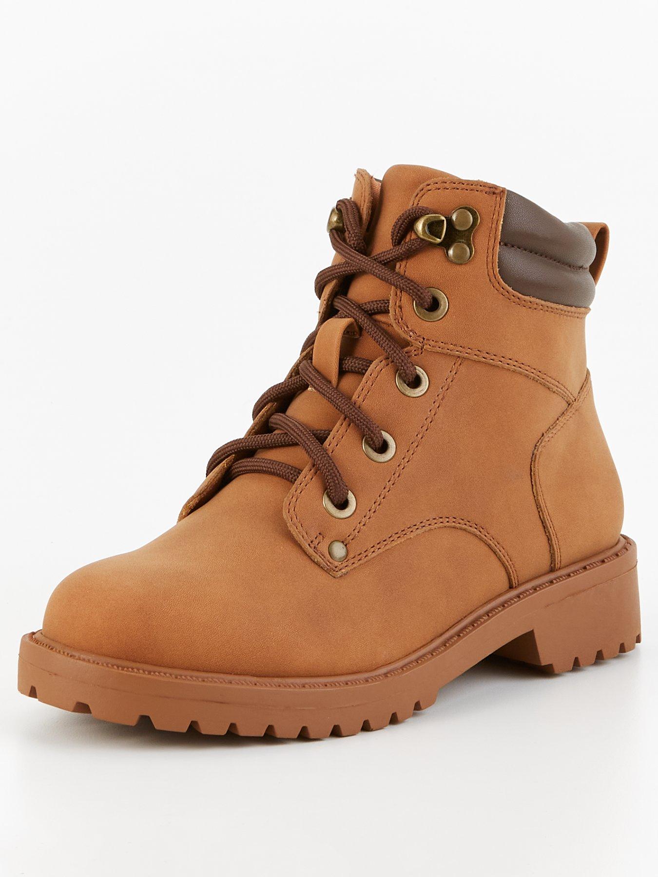 Image 2 of 7 of V by Very Unisex Lace Up Boot - Brown