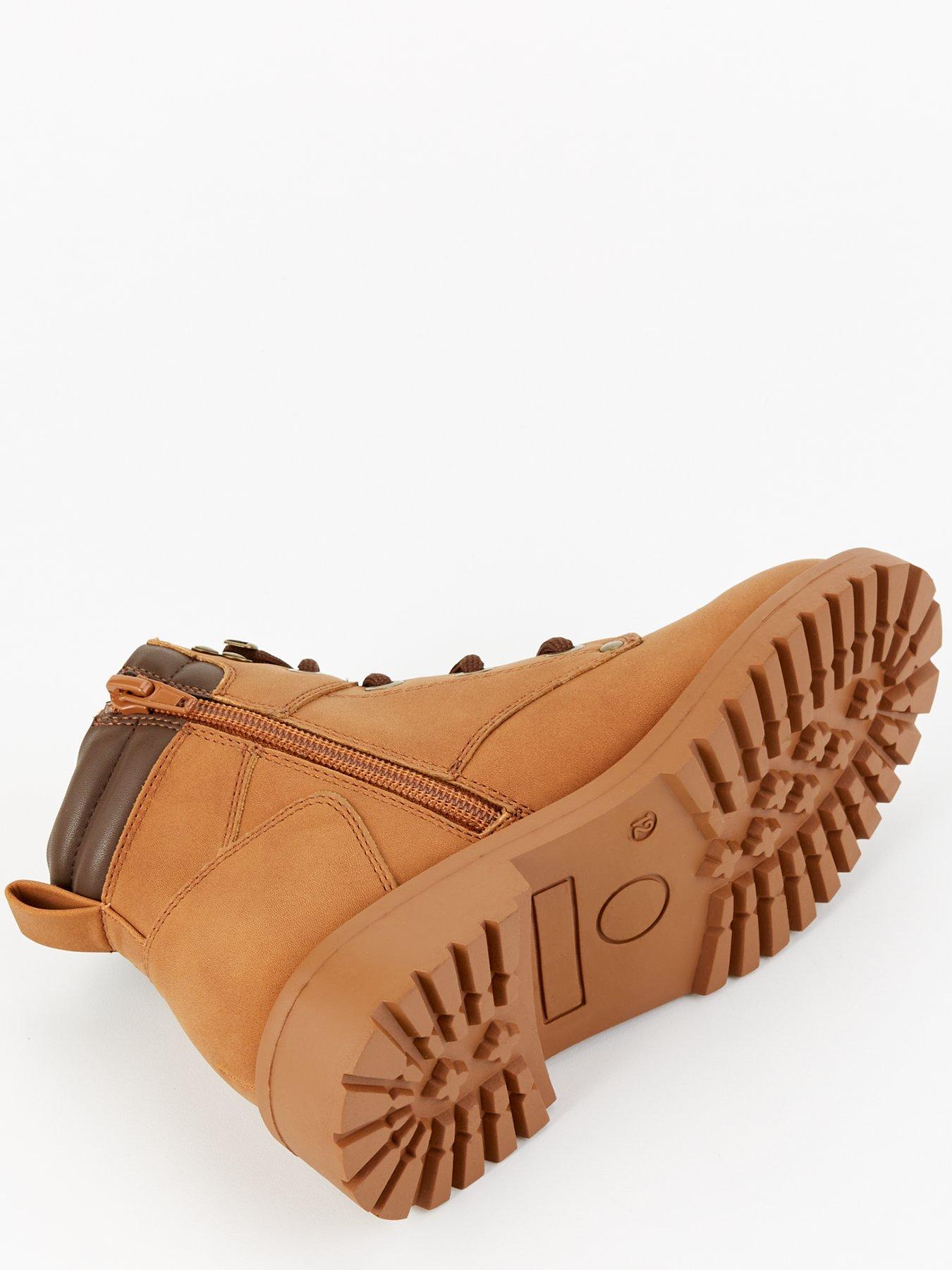 Image 5 of 7 of V by Very Unisex Lace Up Boot - Brown