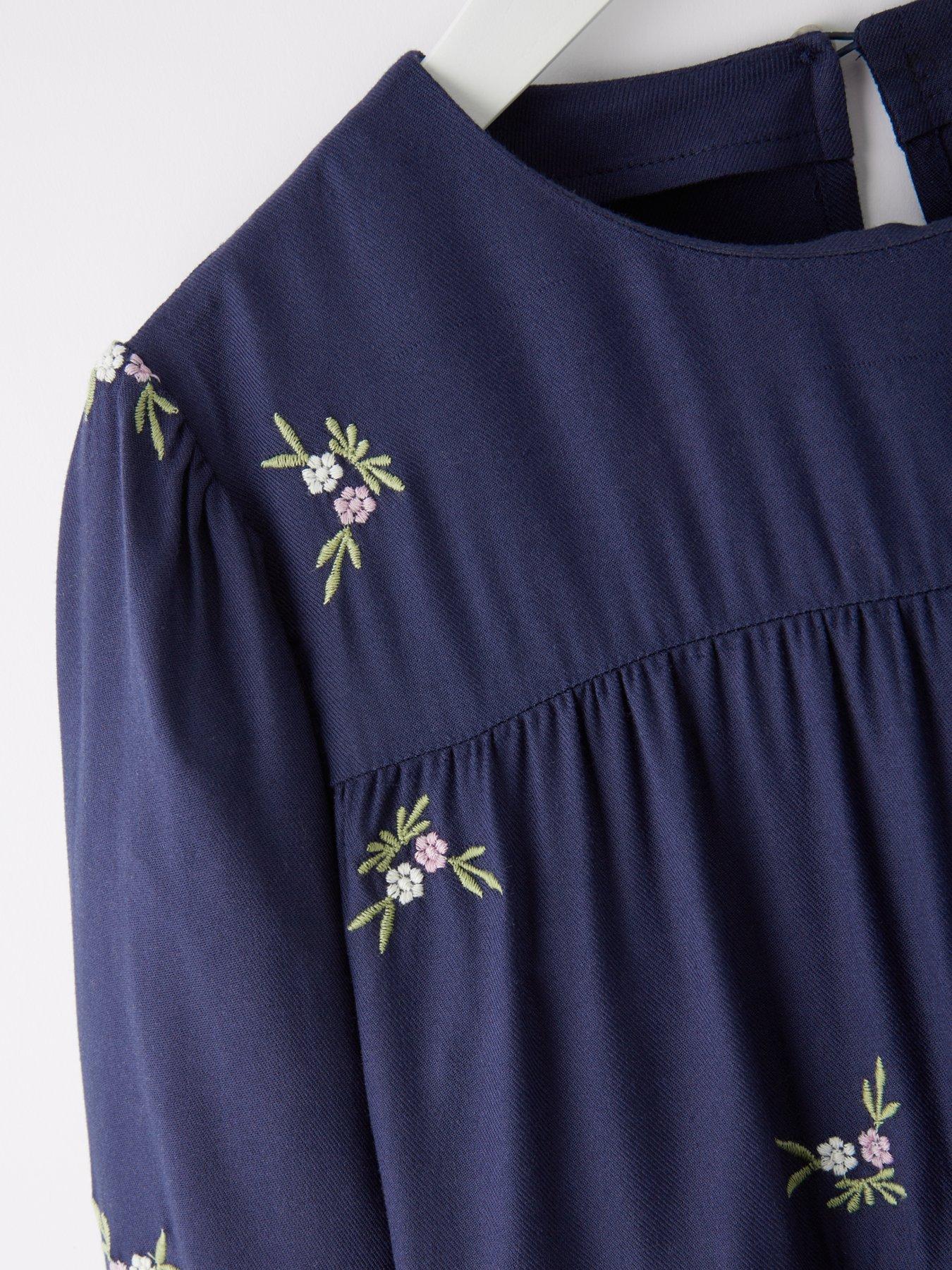 v-by-very-girls-shirred-embroidery-dress-navyoutfit