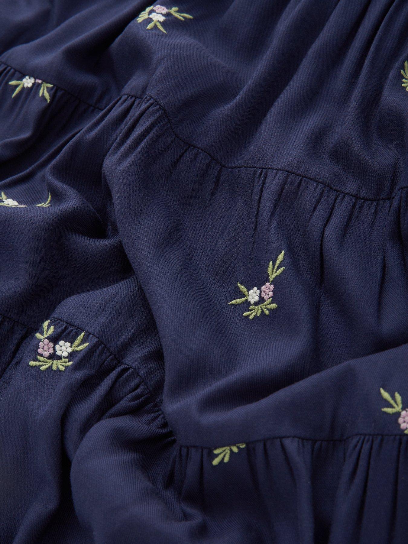 v-by-very-girls-shirred-embroidery-dress-navydetail