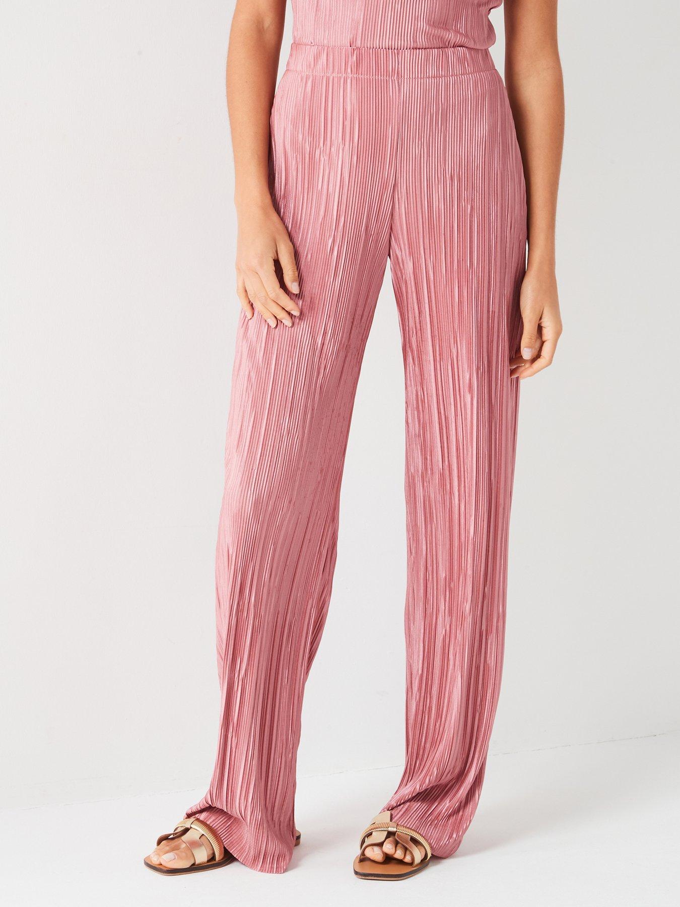 v-by-very-plisse-wide-leg-trouser-pink