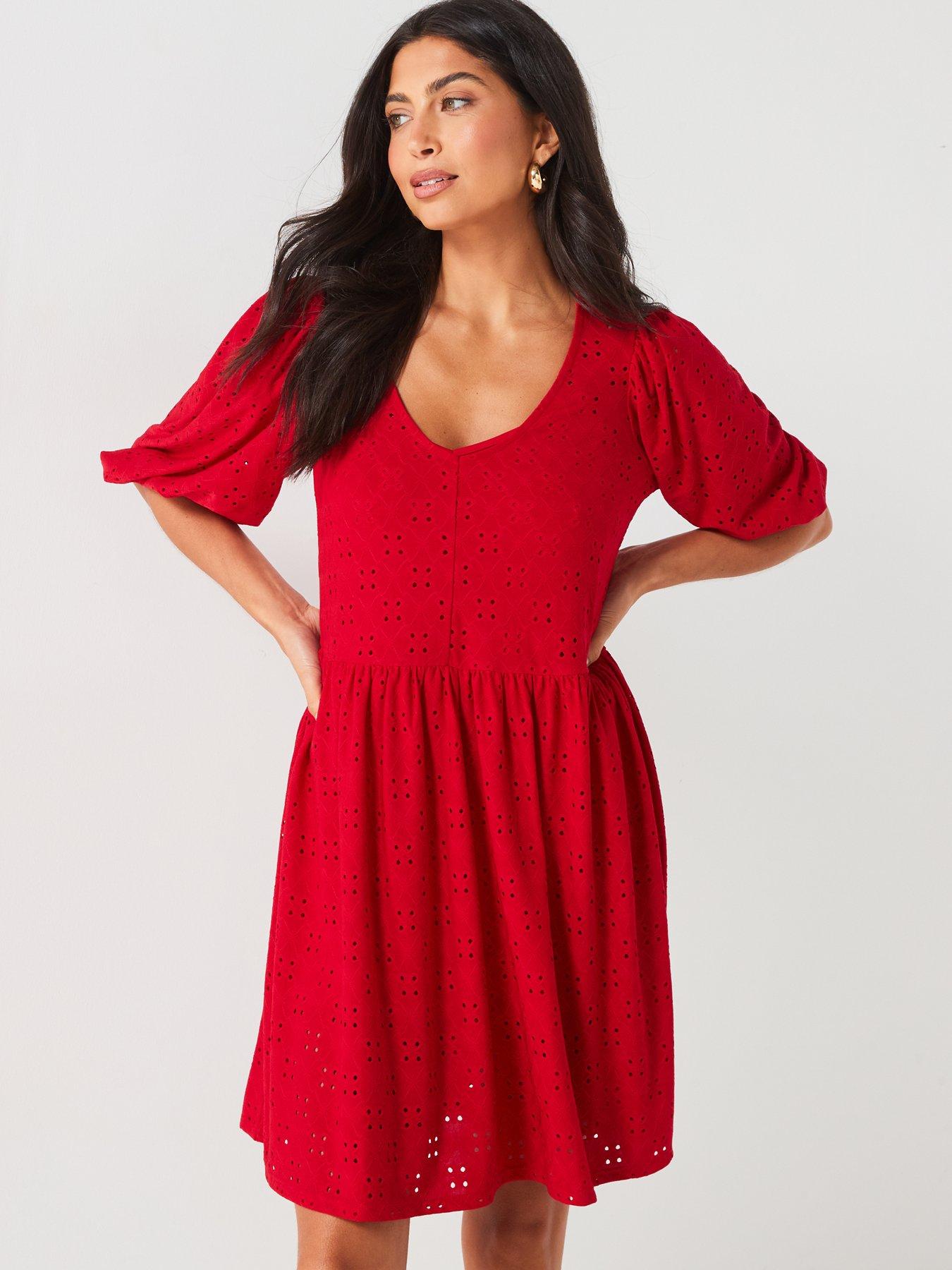 v-by-very-broderie-puff-sleeve-smock-mini-dress-redoutfit