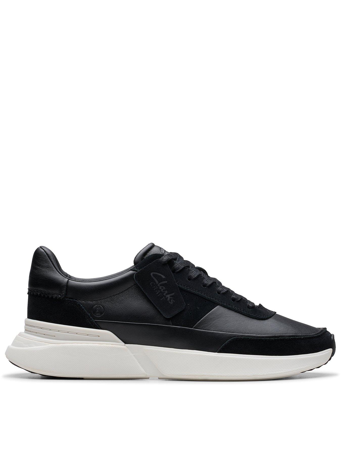 clarks-craft-pace-trainers-black