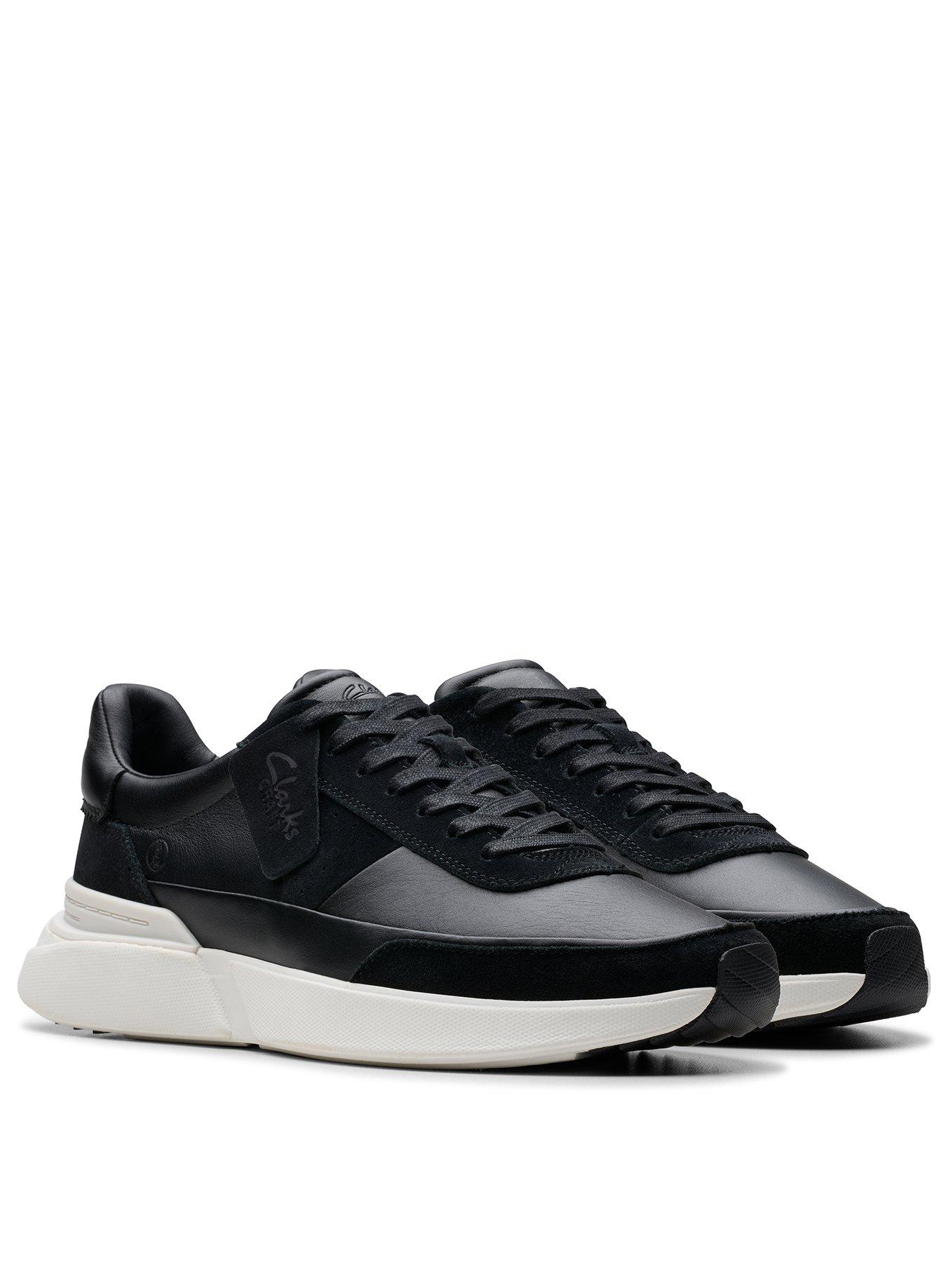 clarks-craft-pace-trainers-blackstillFront