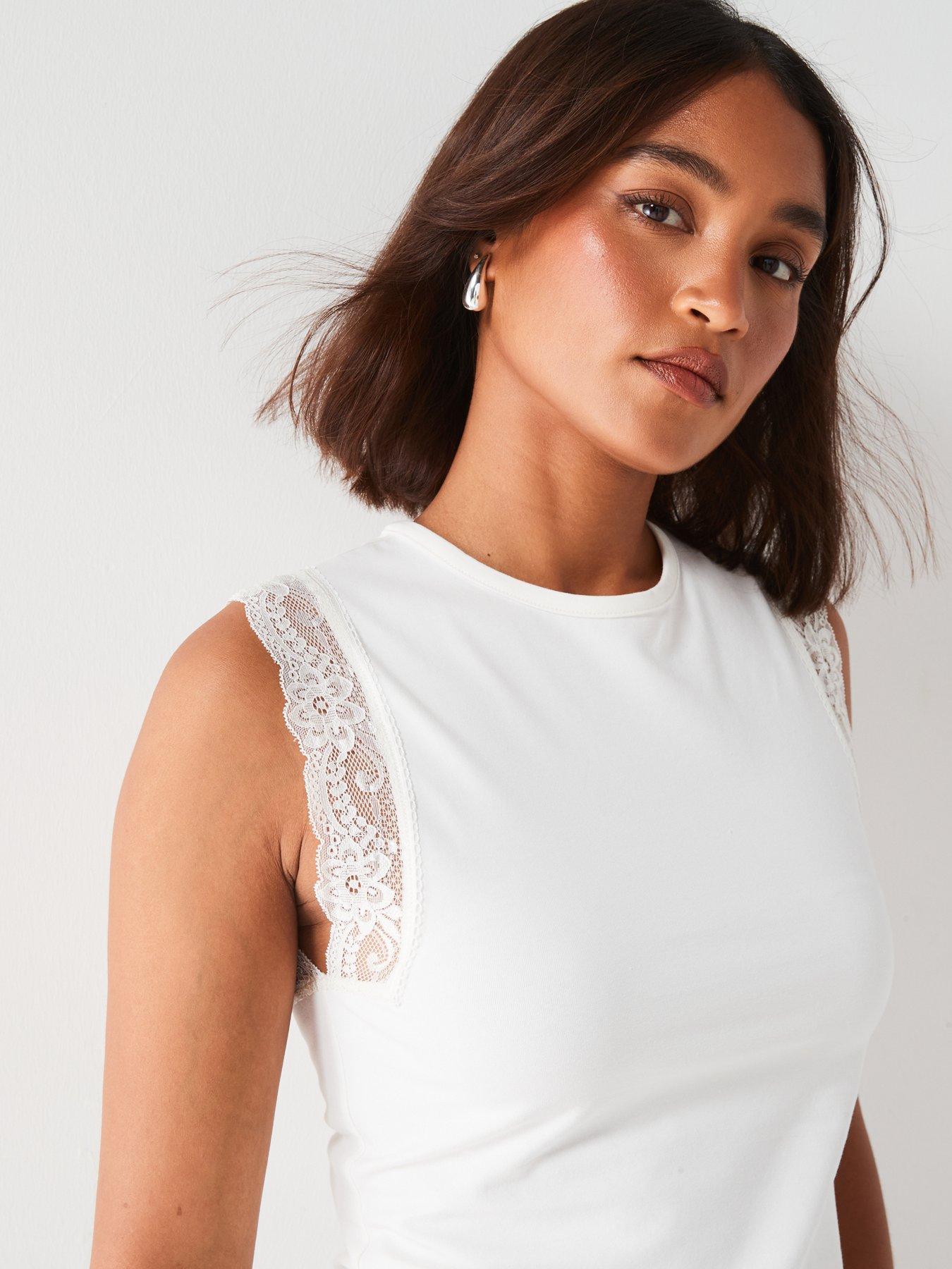 v-by-very-lace-overlay-vest-whiteoutfit