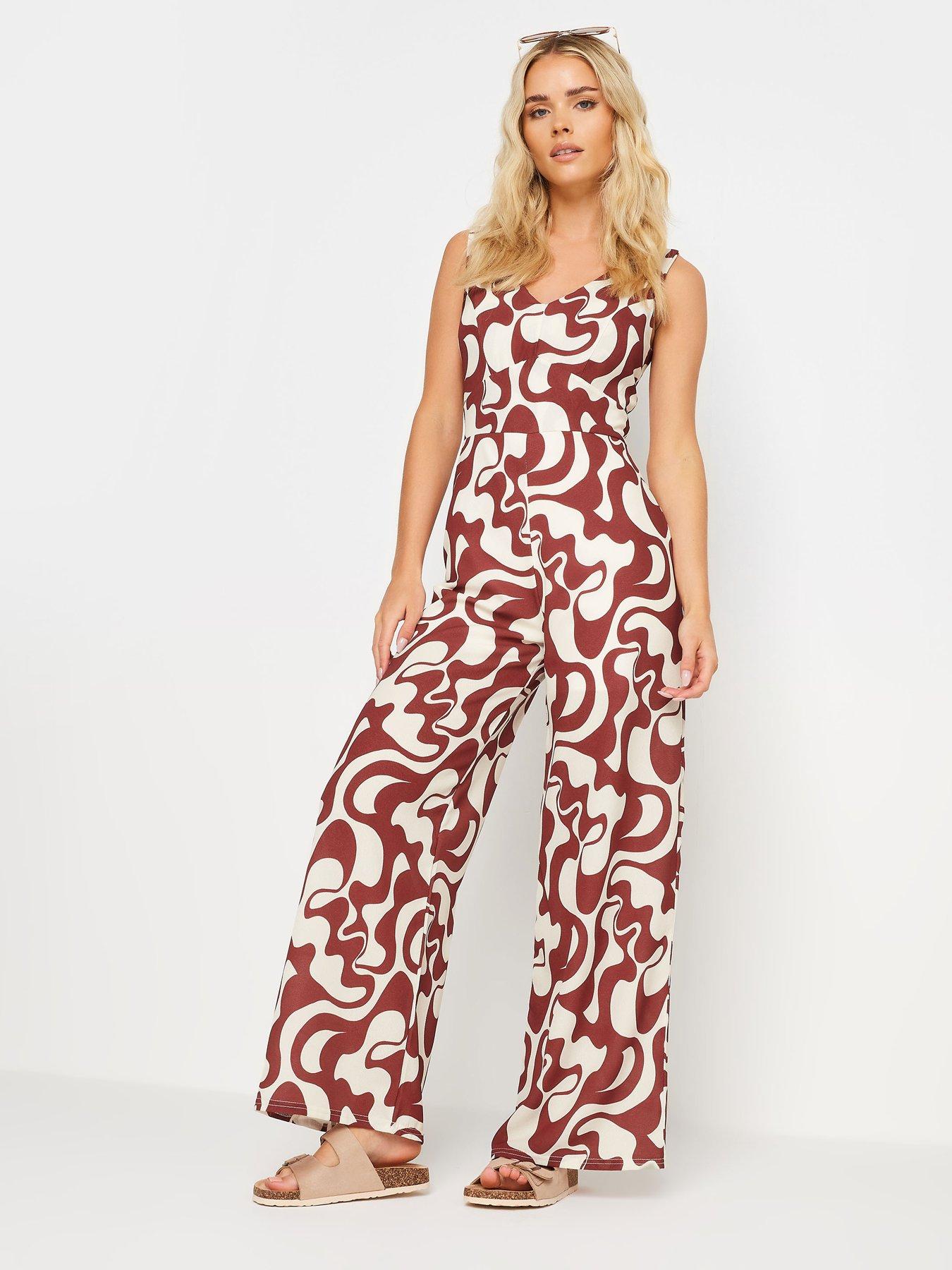 pixiegirl-petite-swirl-wide-leg-jumpsuit-redback