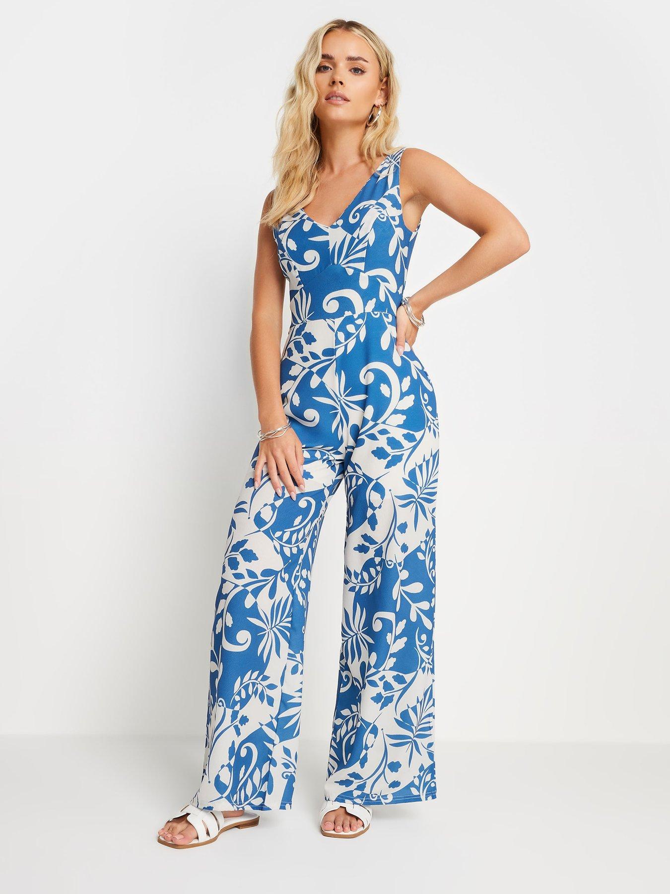 pixiegirl-petite-contrast-leaf-jumpsuit-blueback