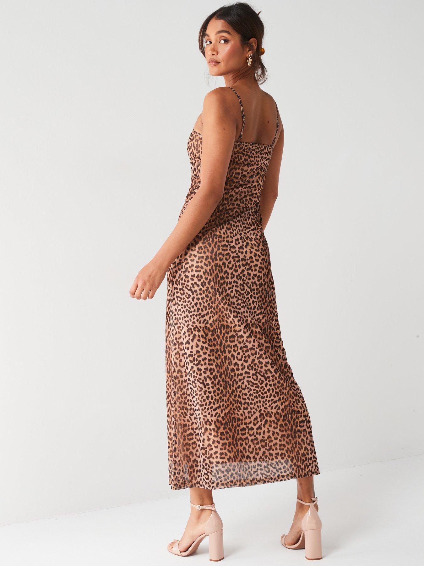 v-by-very-animal-mesh-maxi-dress-printstillFront