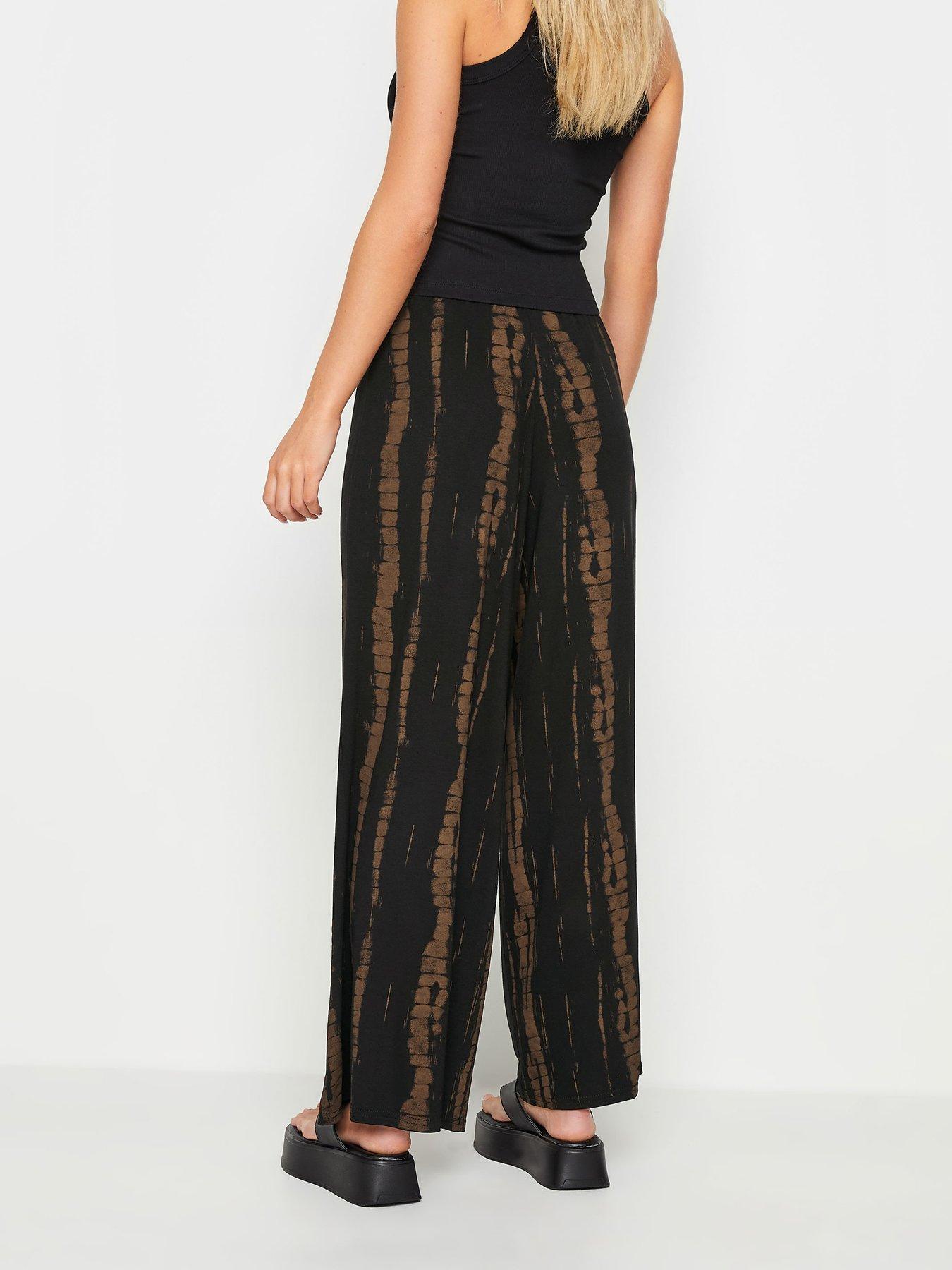 pixiegirl-petite-tie-dye-wide-leg-trousers-blackstillFront