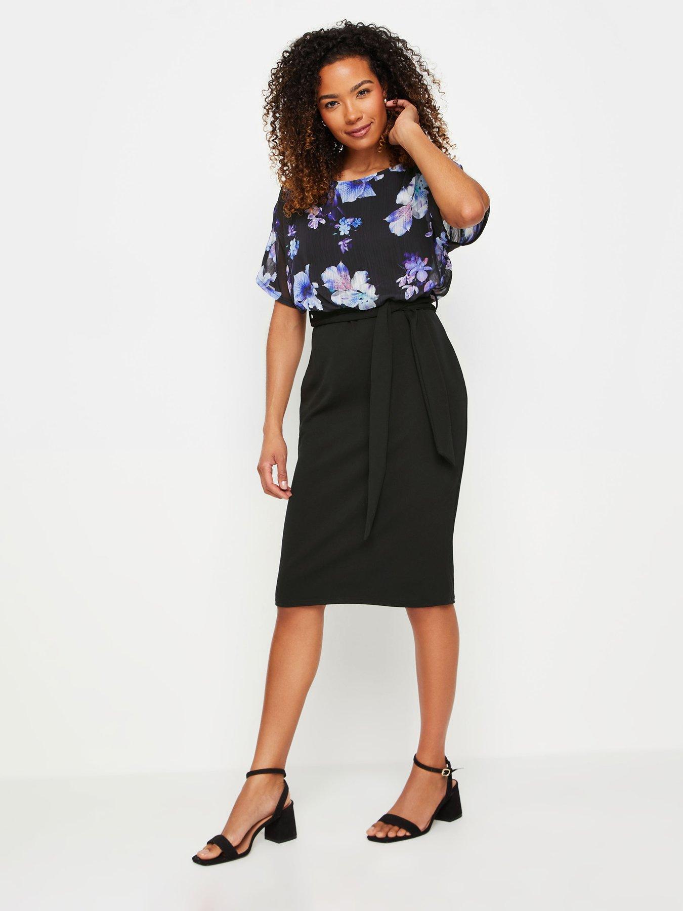 mco-floral-2-in-1-shift-dress-black