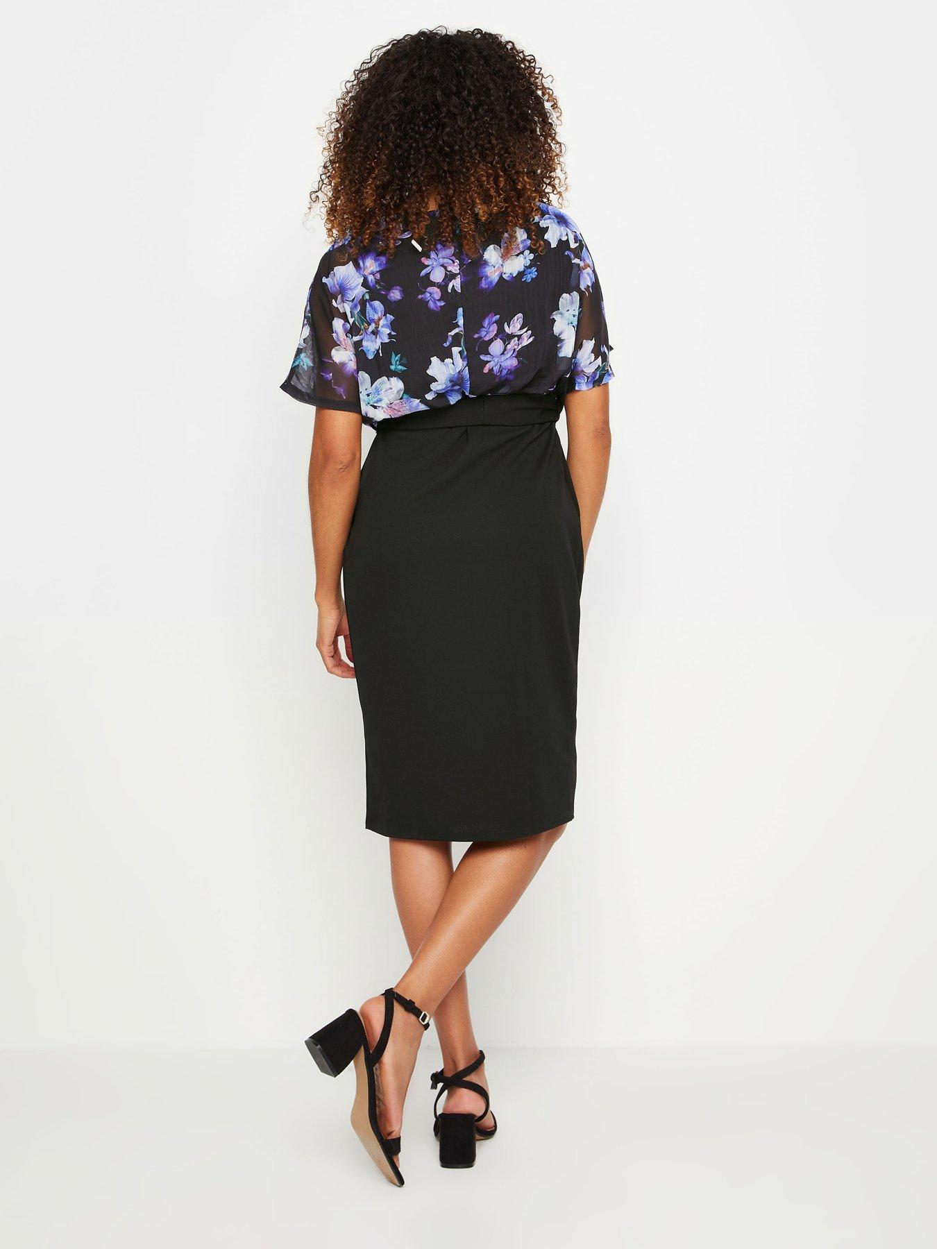 mco-floral-2-in-1-shift-dress-blackstillFront