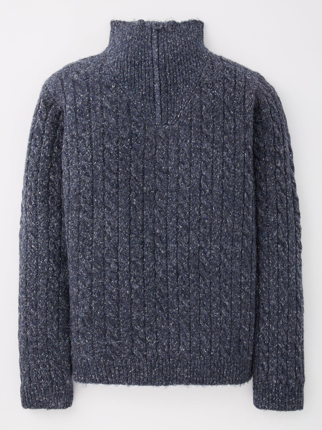 v-by-very-boys-navy-cable-knit-12-neck-jumper