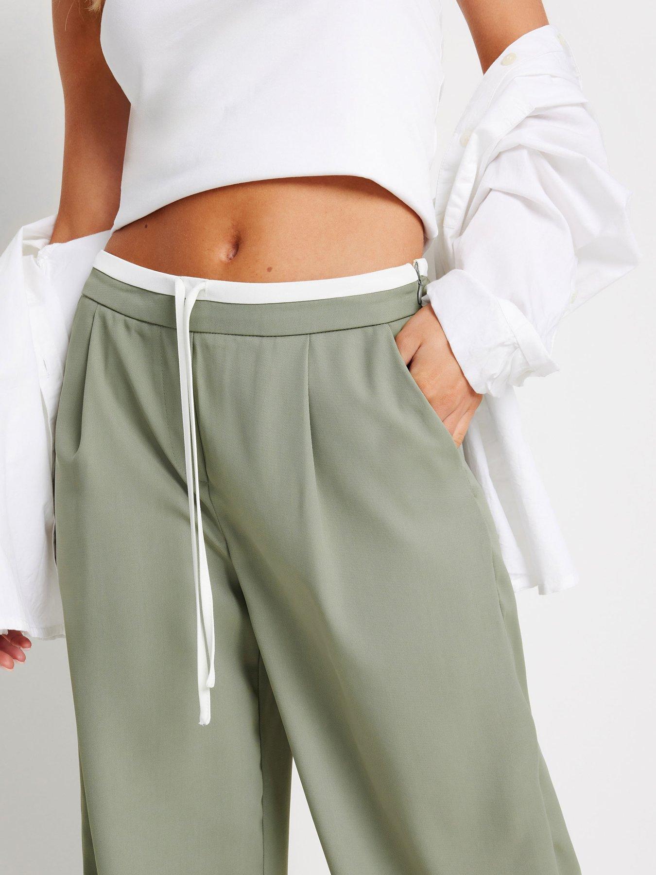 pixiegirl-petite-contrast-waist-wide-leg-trousers-greenoutfit