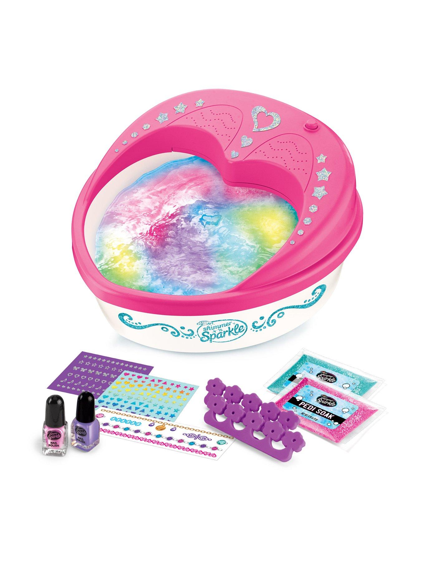 Image 3 of 7 of Shimmer & Sparkle 5-in-1 Light Up Super Spa. Salon-Style Kids Foot Spa