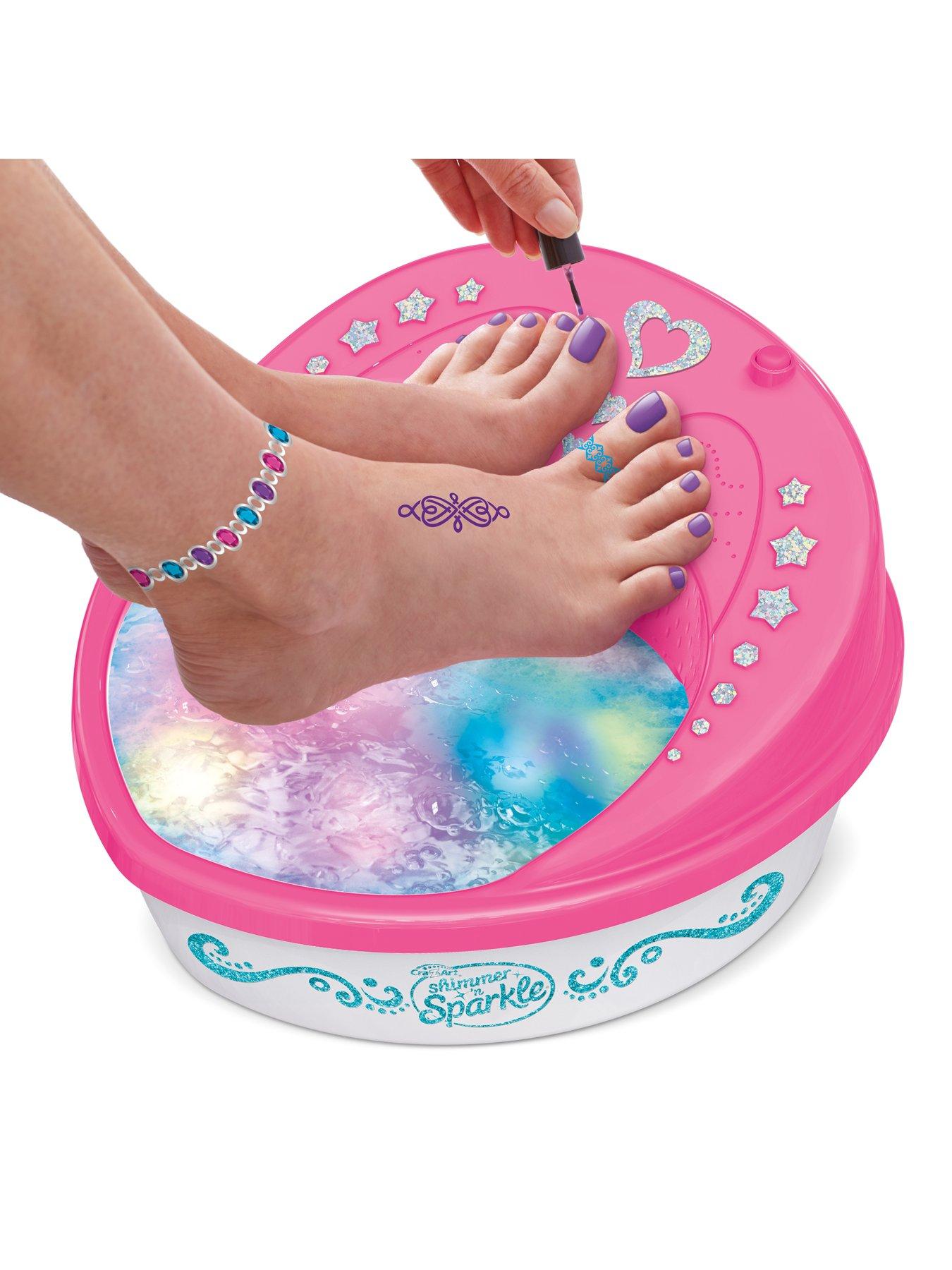 Image 6 of 7 of Shimmer & Sparkle 5-in-1 Light Up Super Spa. Salon-Style Kids Foot Spa