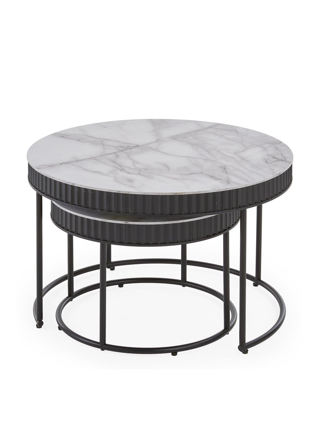 Image 3 of 7 of The Very Collection Lucero Nest of 2 Tables