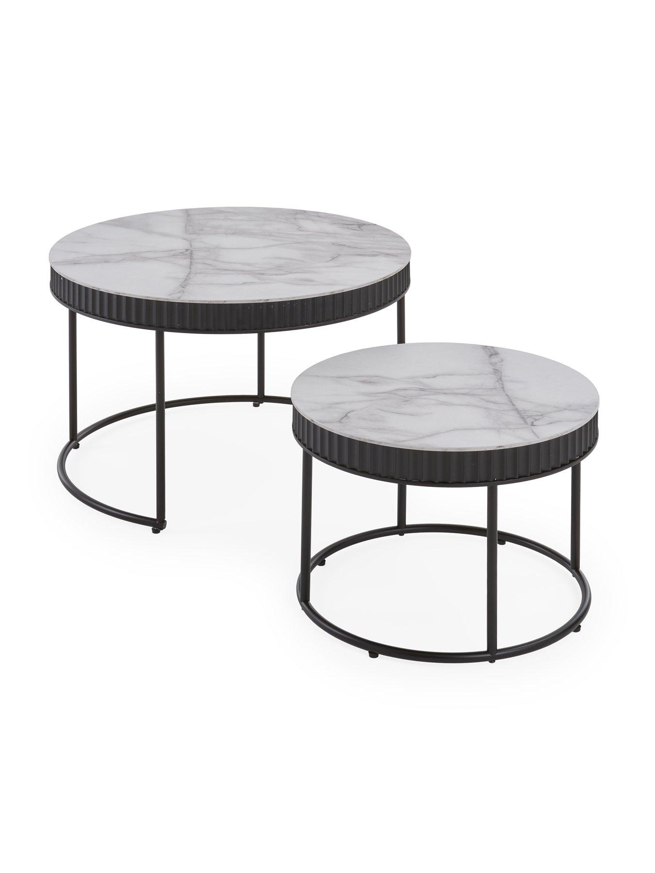 Image 4 of 7 of The Very Collection Lucero Nest of 2 Tables